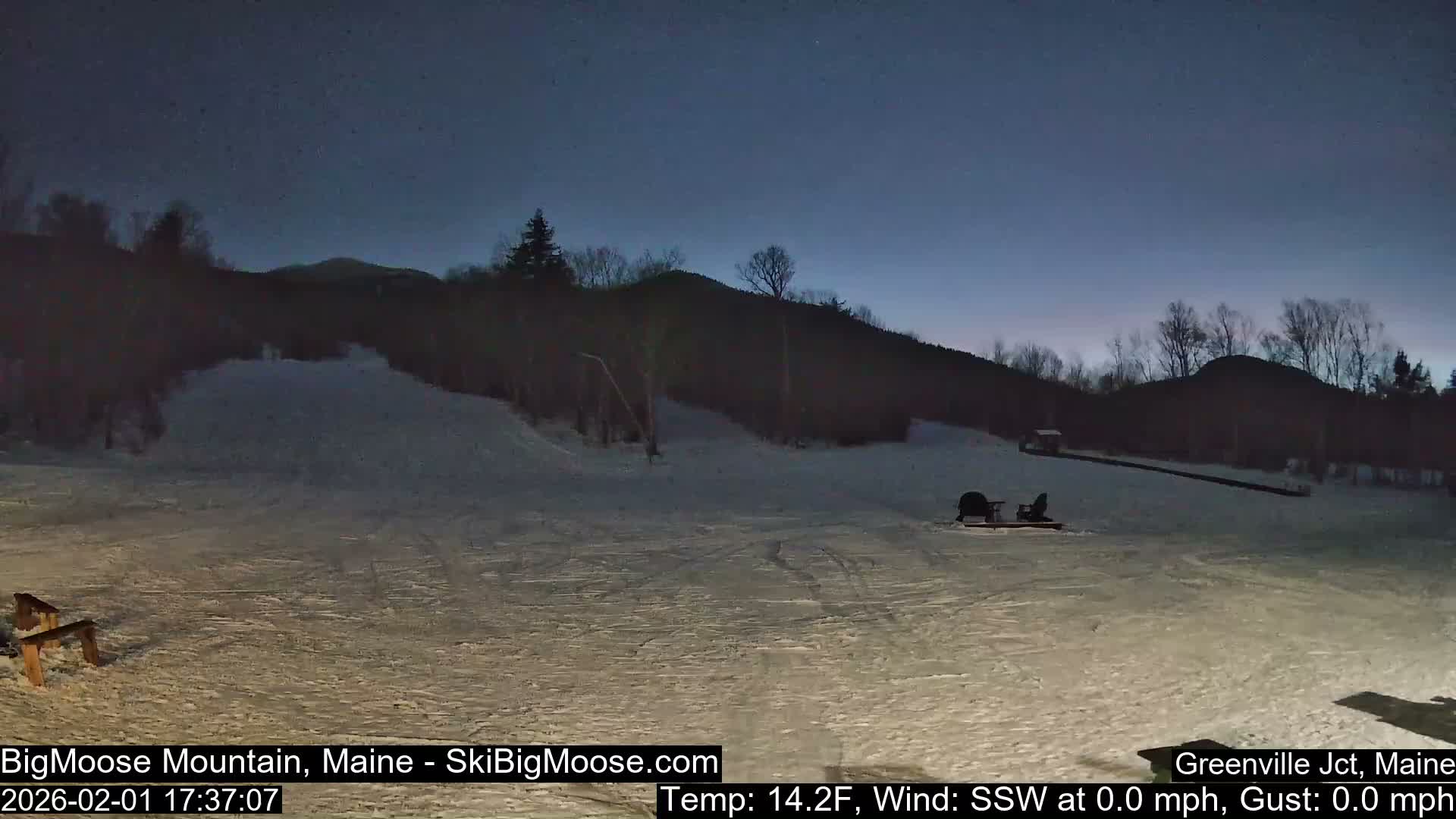 Big Moose Mountain Ski Live Cam - Greenville, Maine, USA