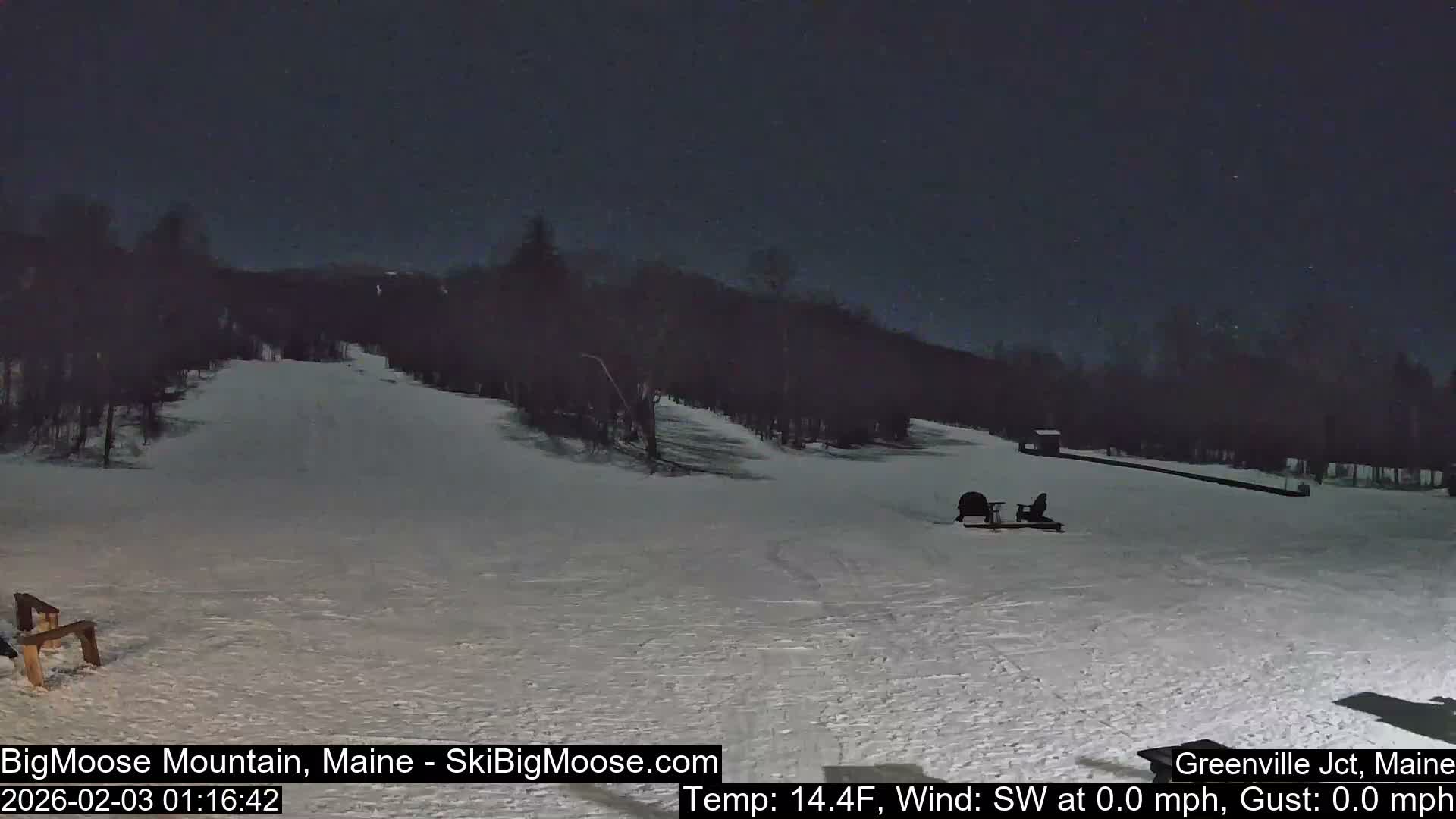 Big Moose Mountain Ski Live Cam - Greenville, Maine, USA