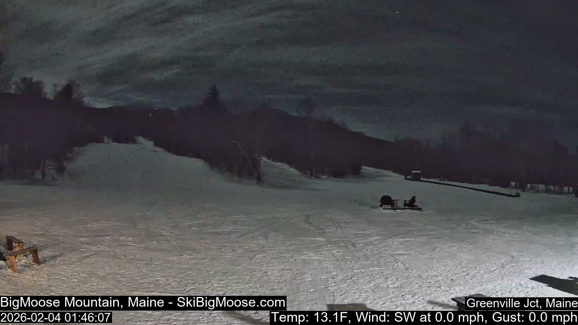 Big Moose Mountain Ski Live Cam - Greenville, Maine, USA