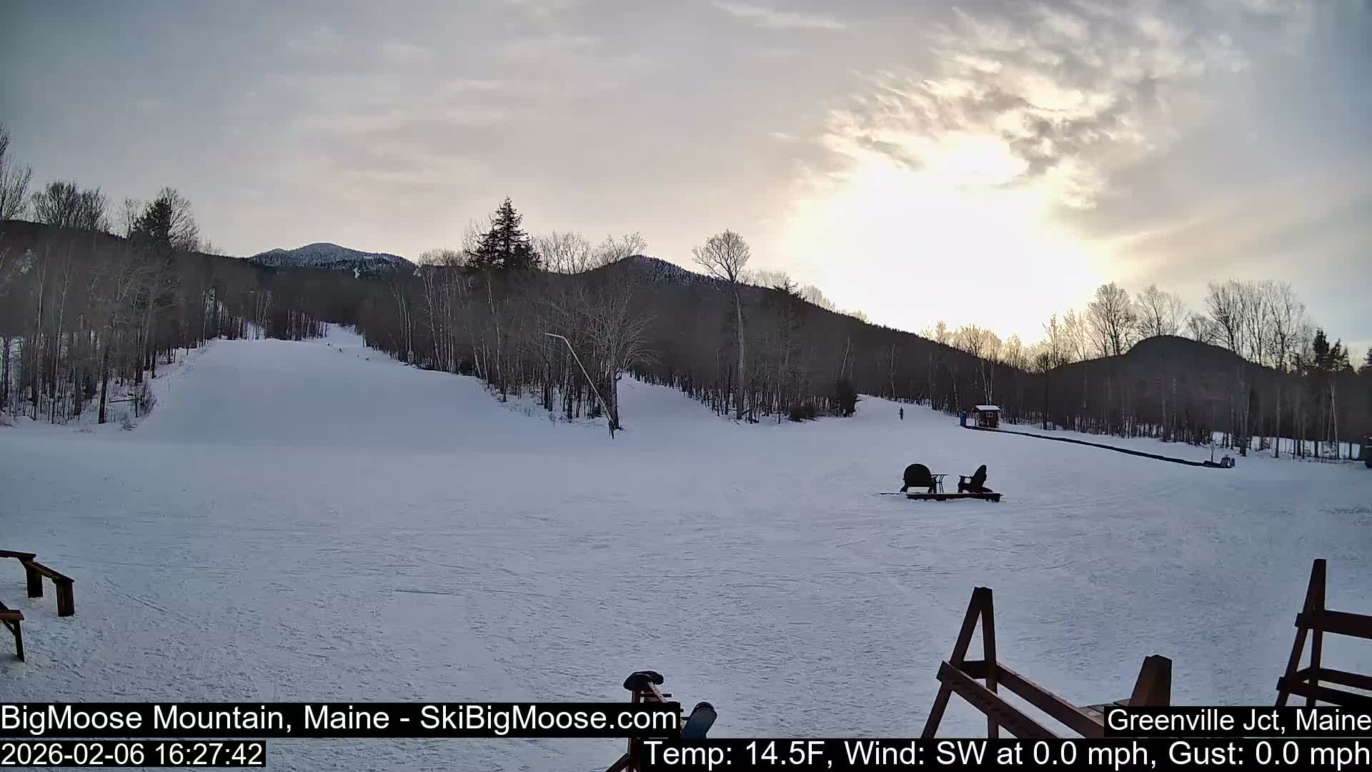 Big Moose Mountain Ski Live Cam - Greenville, Maine, USA