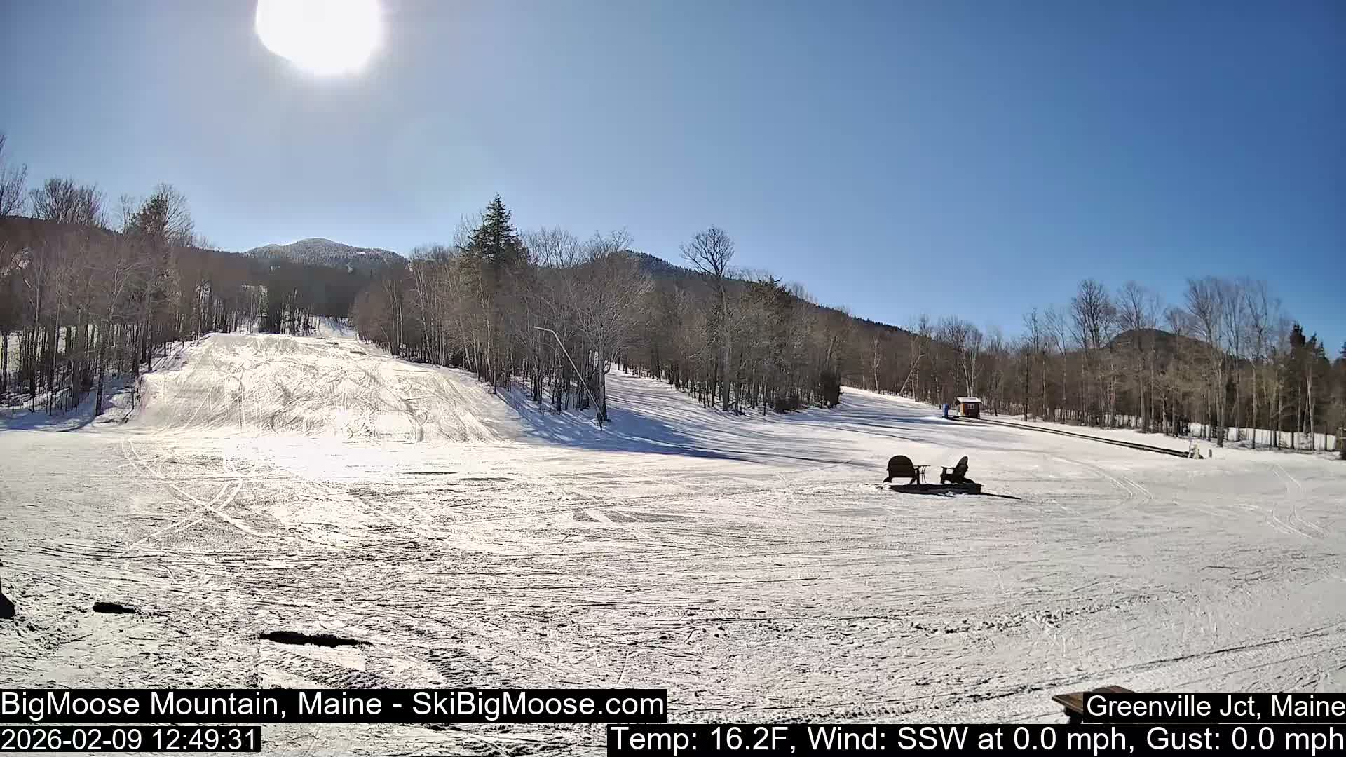Big Moose Mountain Ski Live Cam - Greenville, Maine, USA