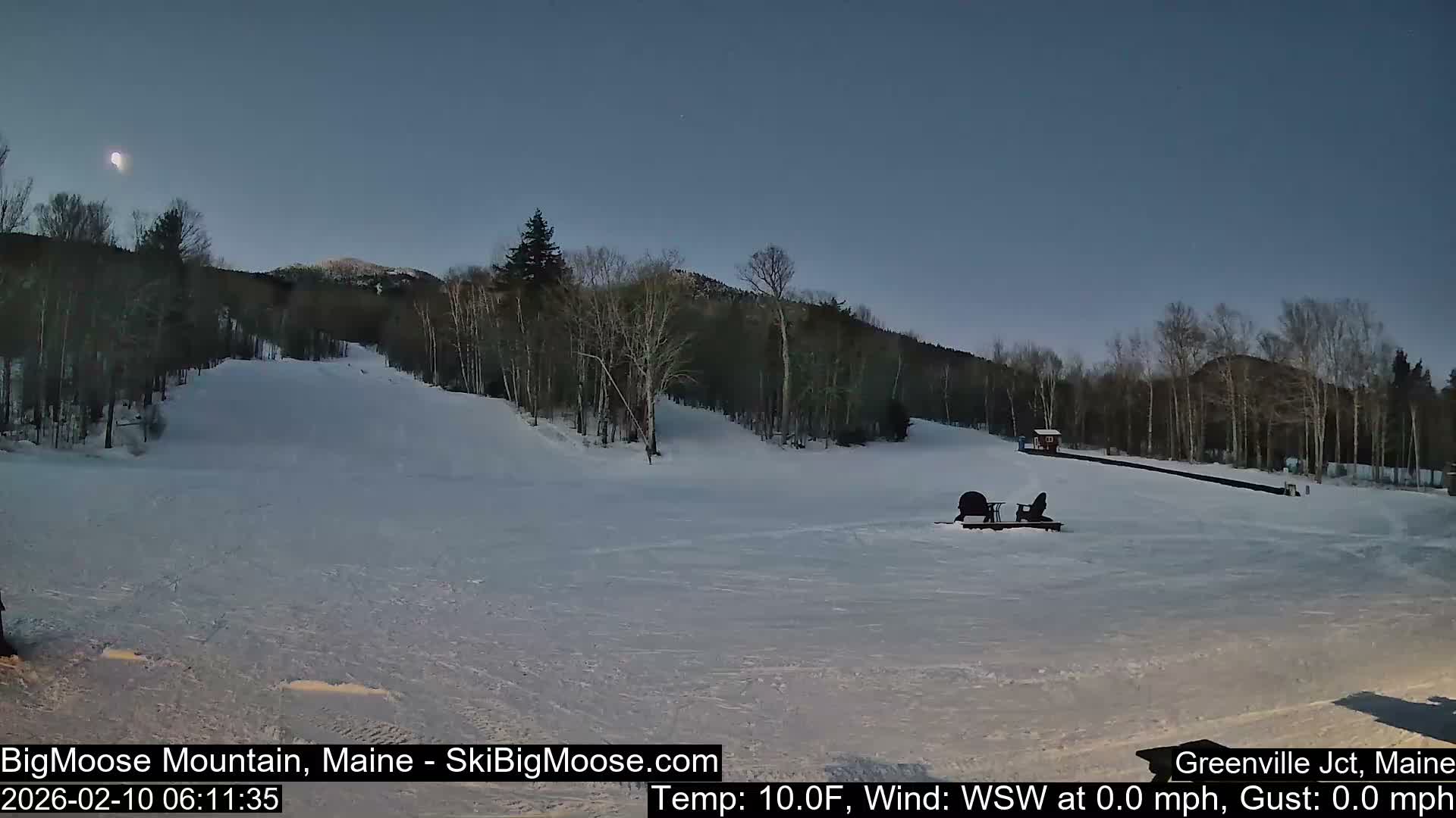 Big Moose Mountain Ski Live Cam - Greenville, Maine, USA