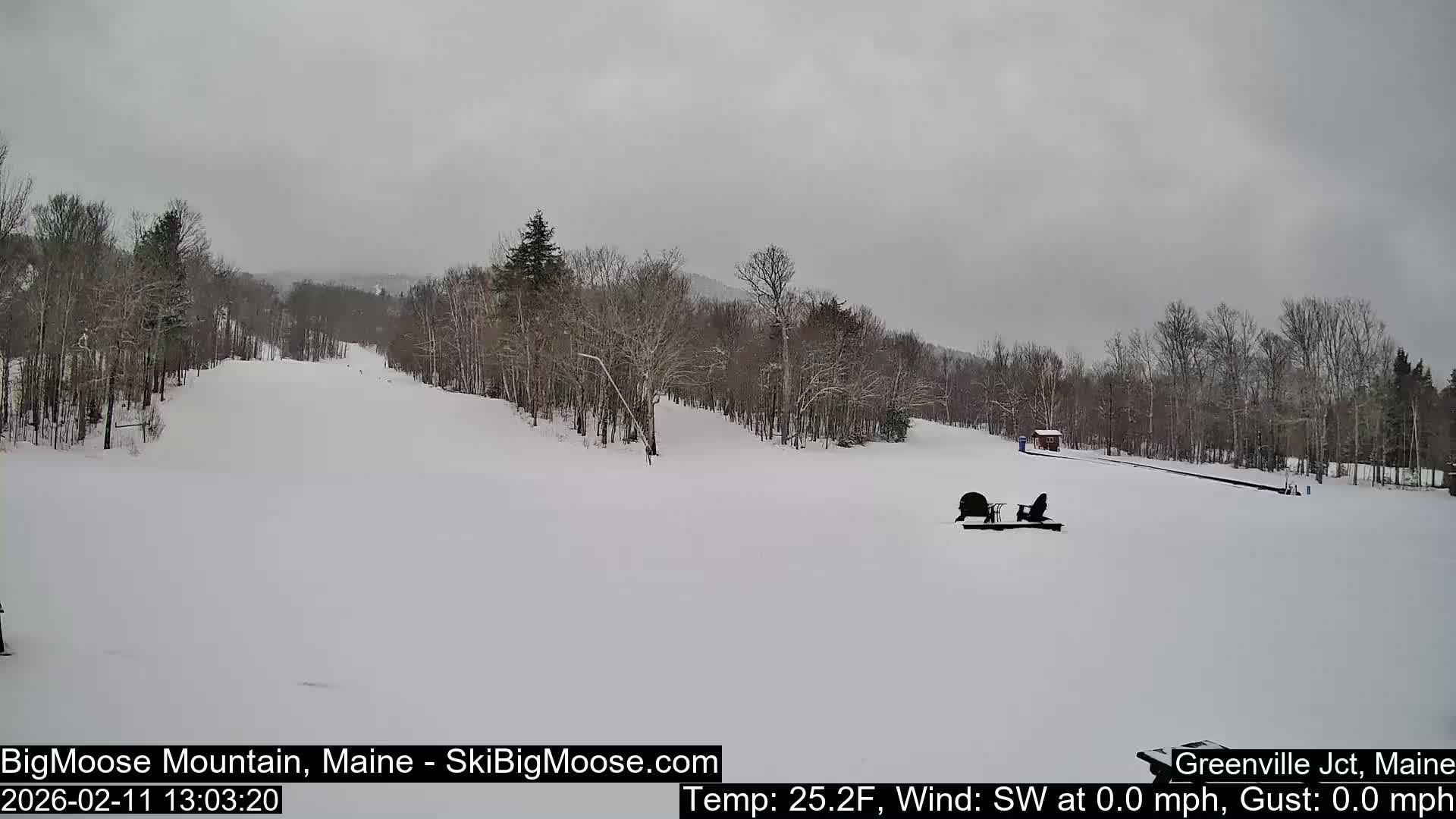 Big Moose Mountain Ski Live Cam - Greenville, Maine, USA