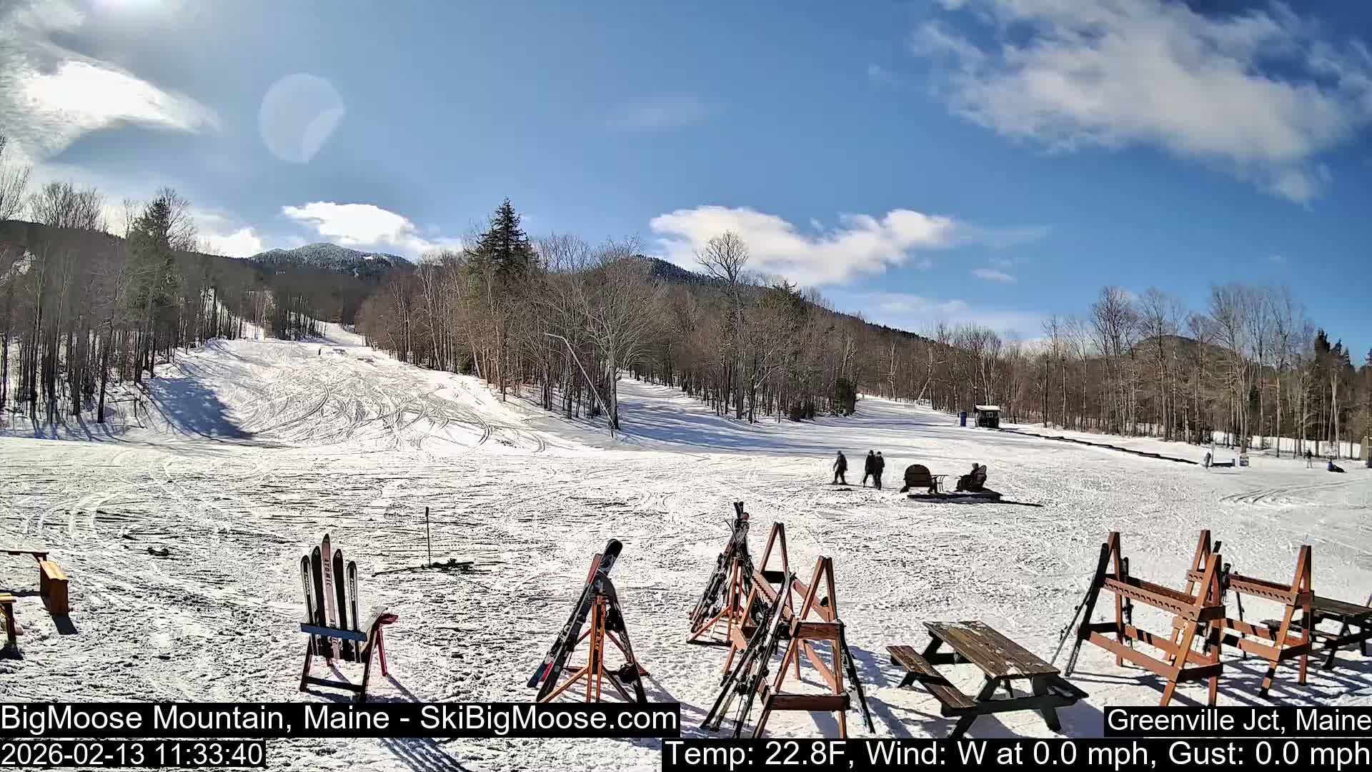 Big Moose Mountain Ski Live Cam - Greenville, Maine, USA