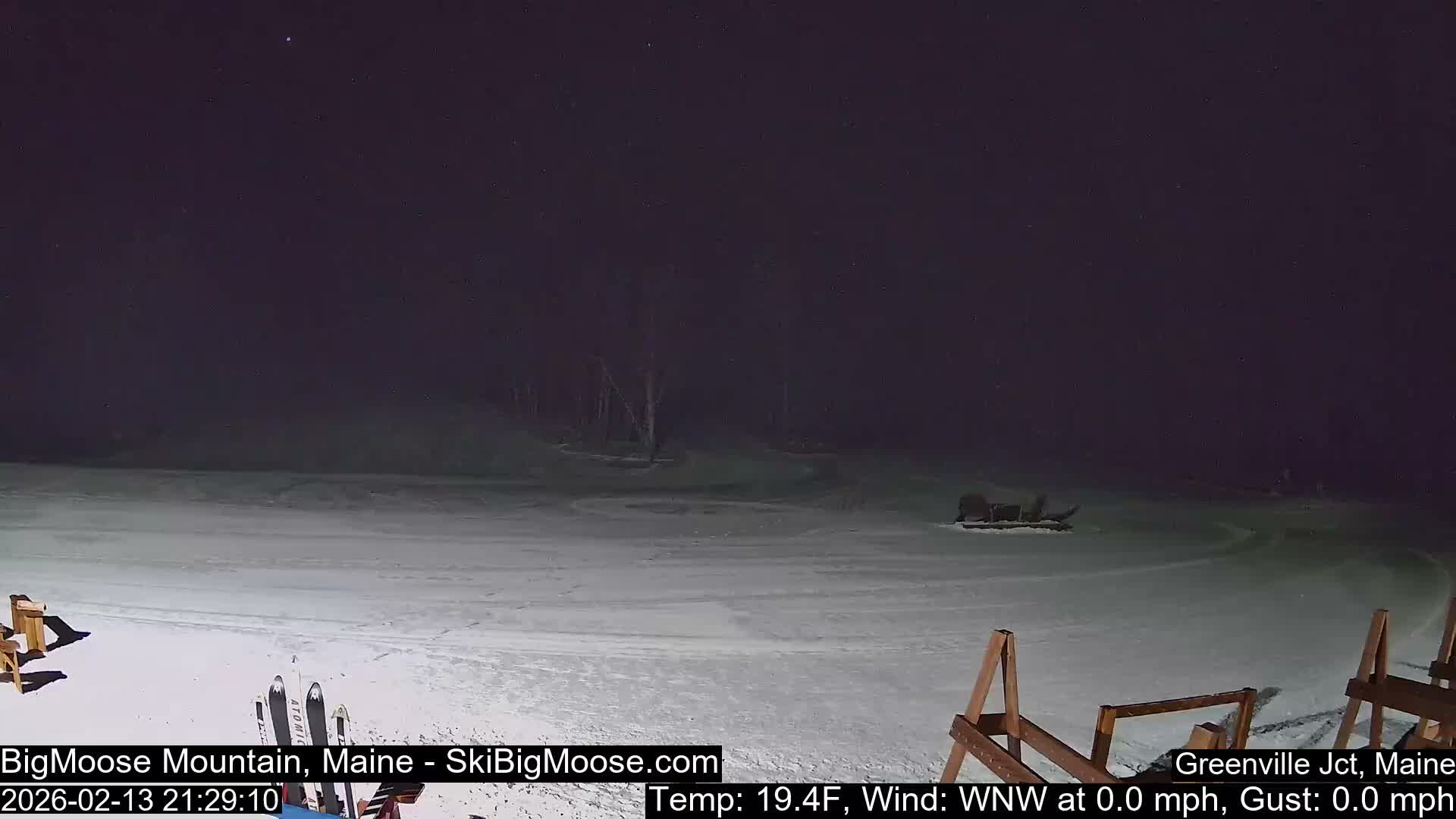 Big Moose Mountain Ski Live Cam - Greenville, Maine, USA