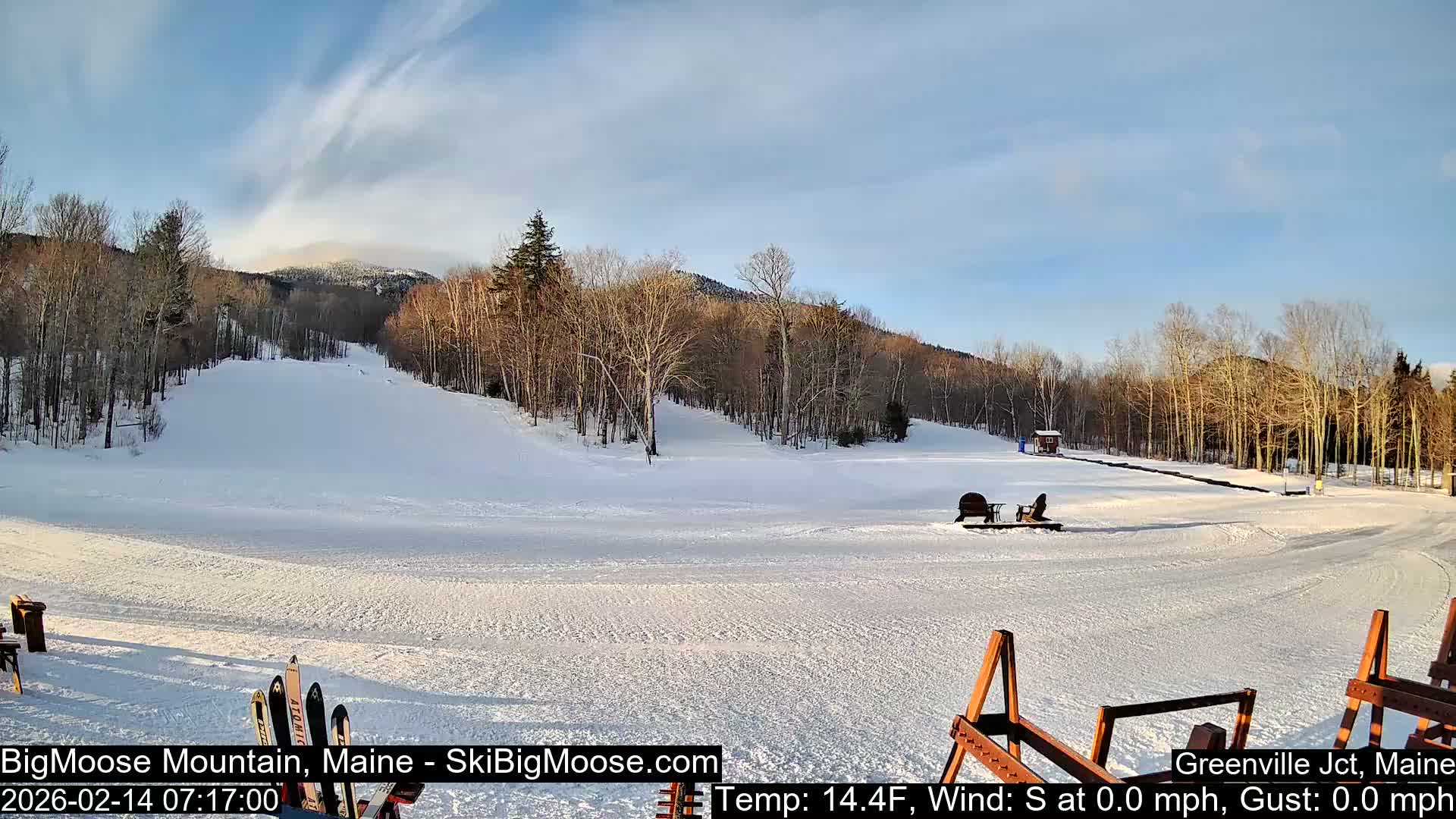 Big Moose Mountain Ski Live Cam - Greenville, Maine, USA