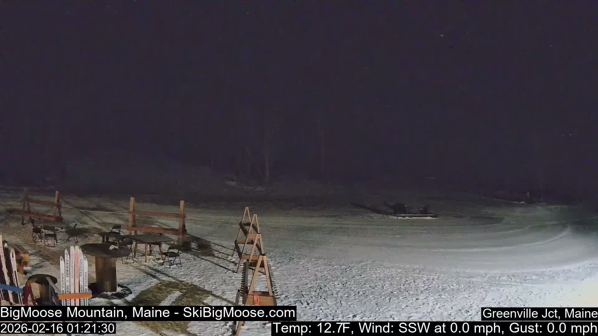 Big Moose Mountain Ski Live Cam - Greenville, Maine, USA
