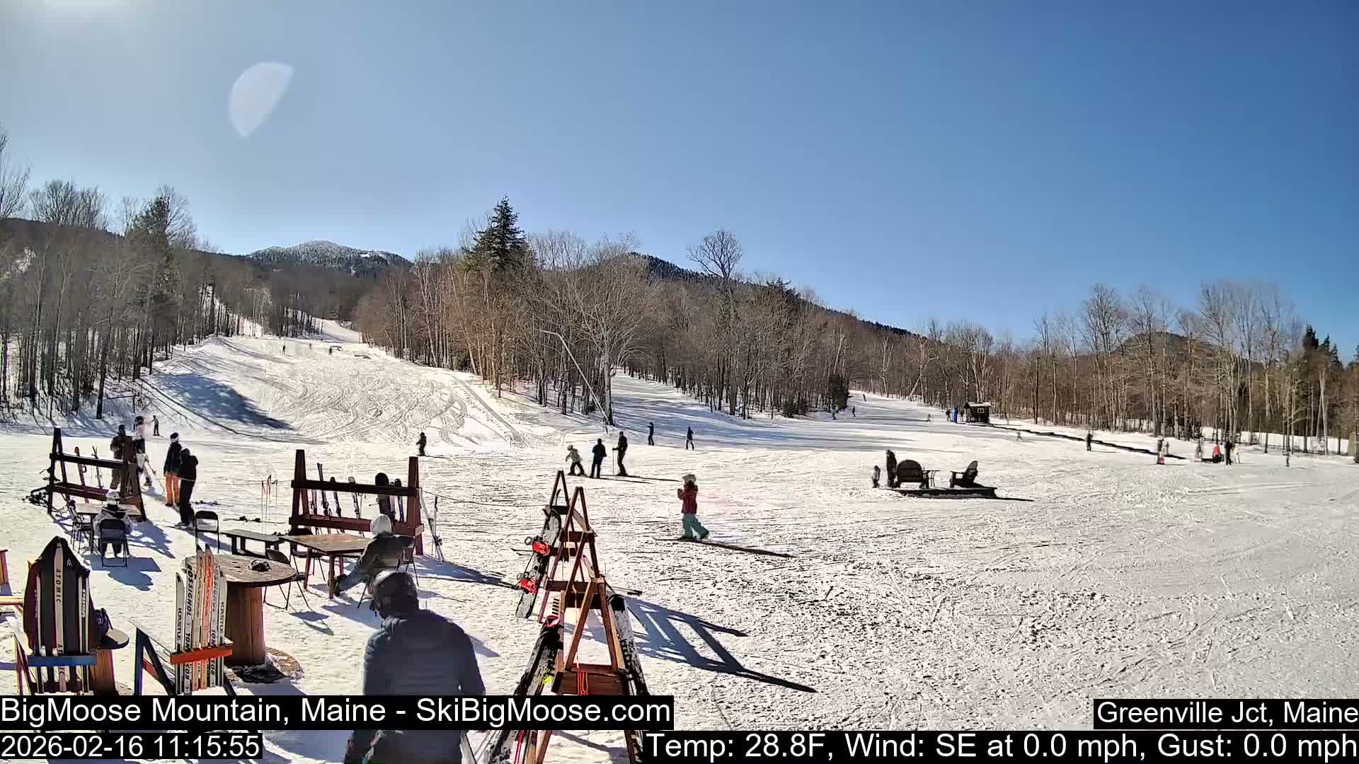Big Moose Mountain Ski Live Cam - Greenville, Maine, USA