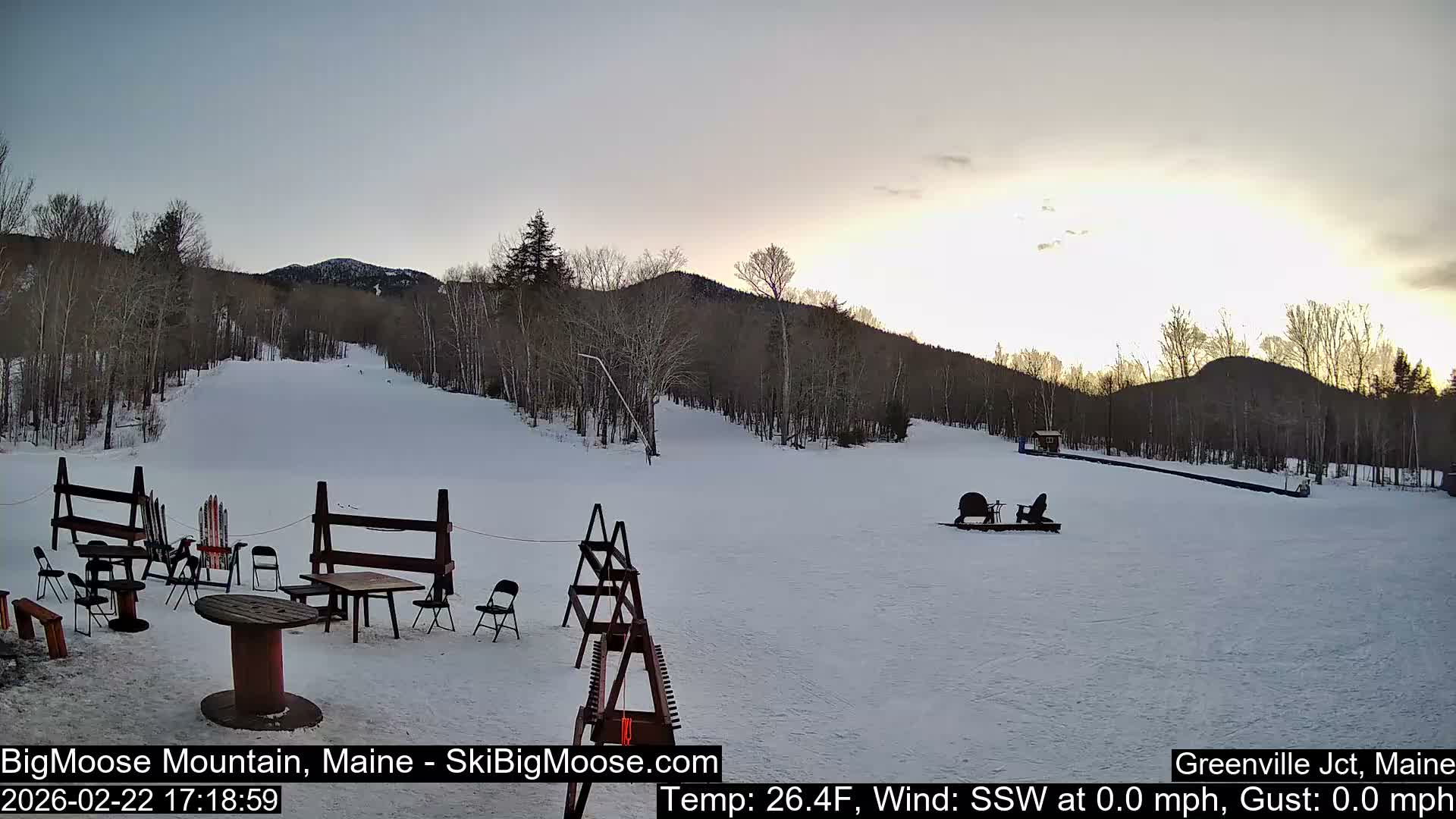 Big Moose Mountain Ski Live Cam - Greenville, Maine, USA