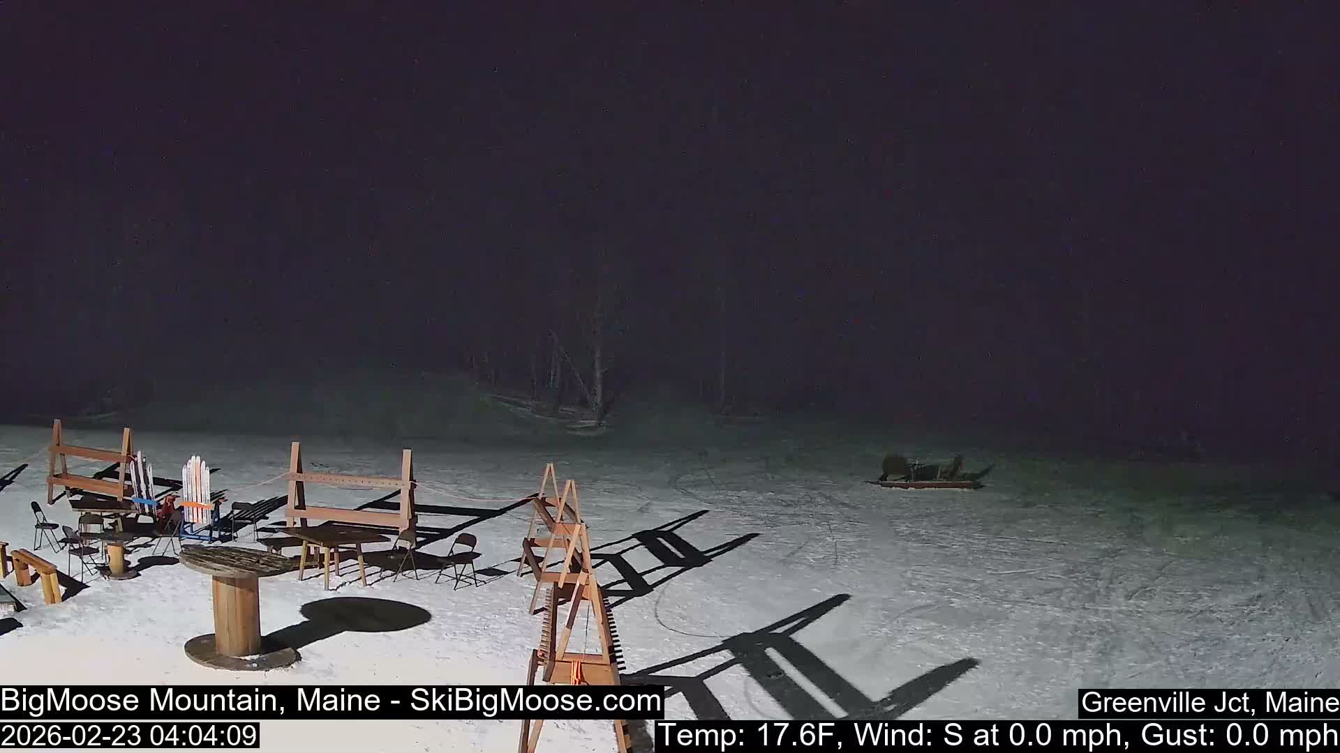 Big Moose Mountain Ski Live Cam - Greenville, Maine, USA