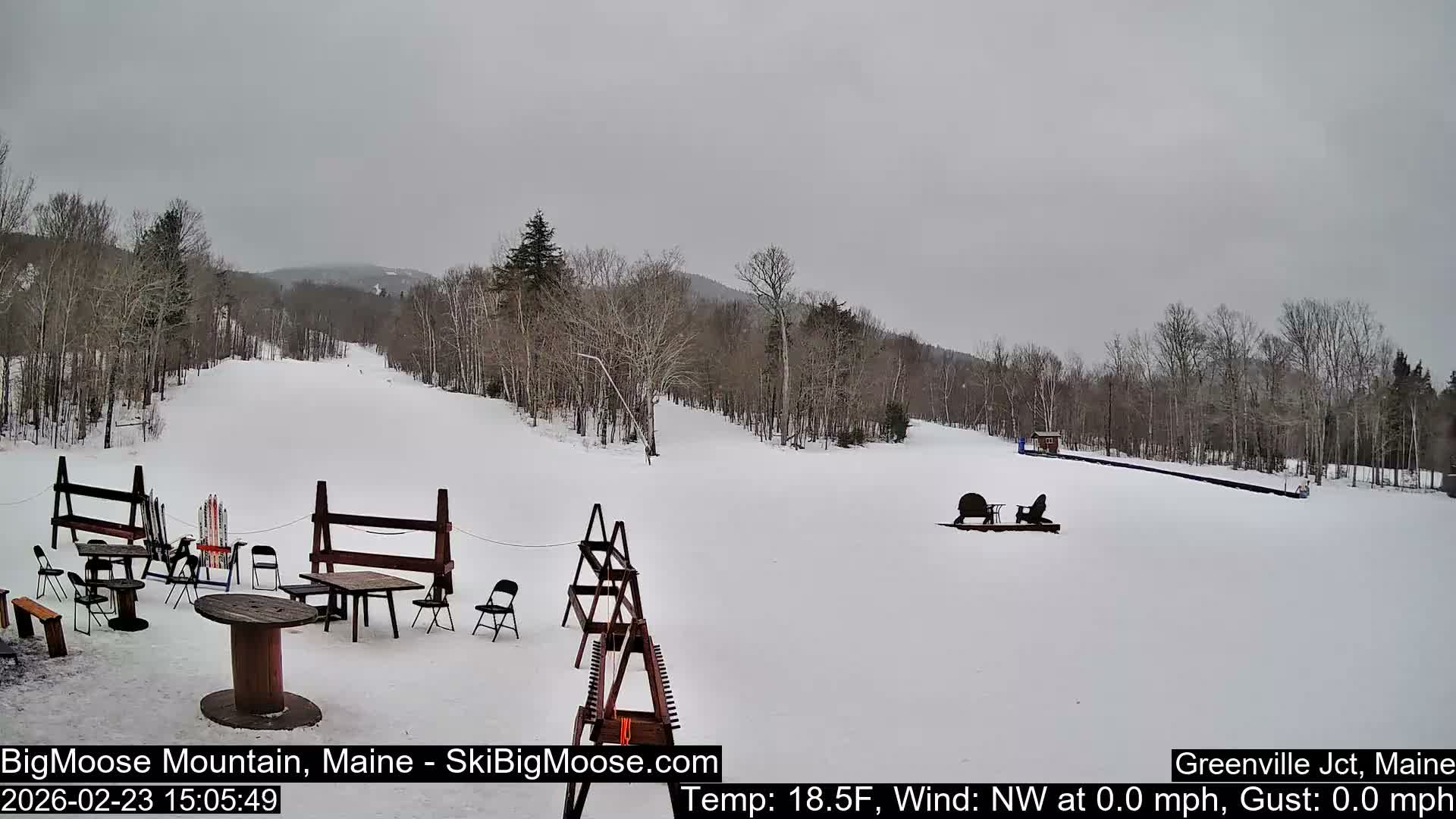 Big Moose Mountain Ski Live Cam - Greenville, Maine, USA
