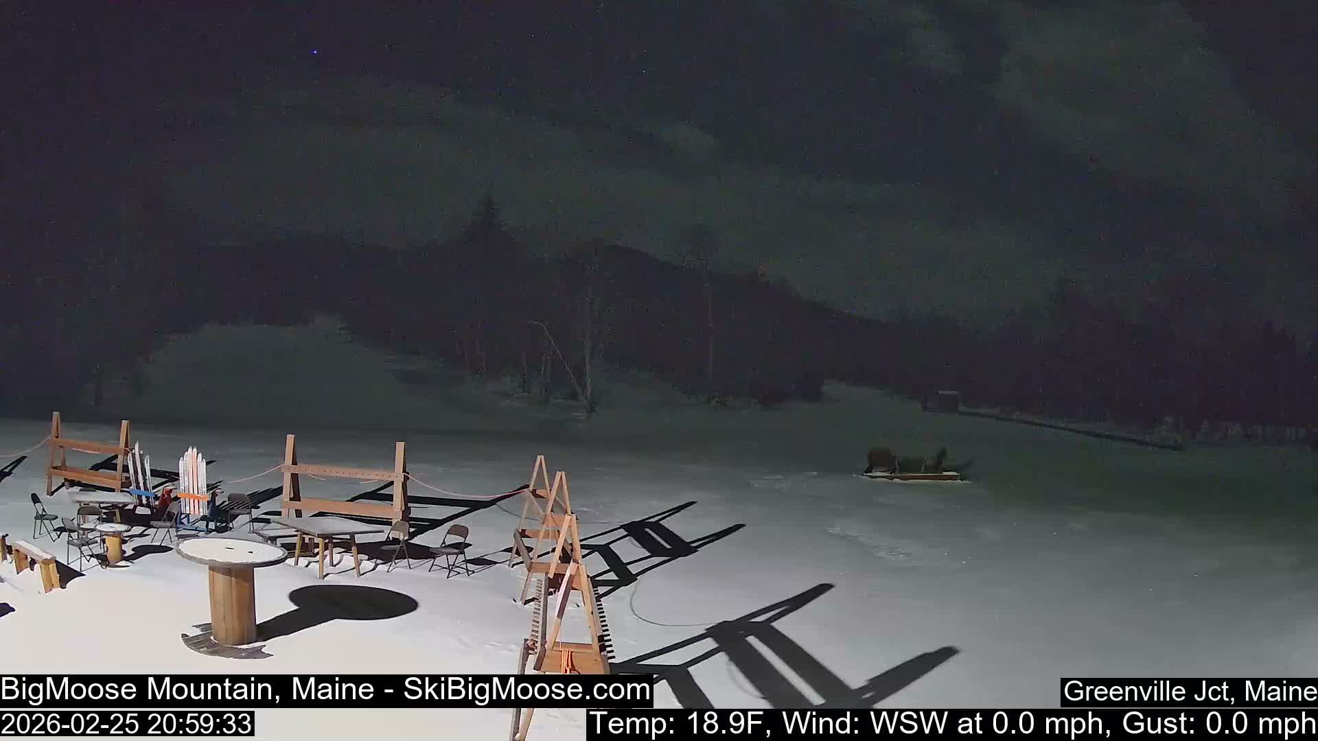 Big Moose Mountain Ski Live Cam - Greenville, Maine, USA