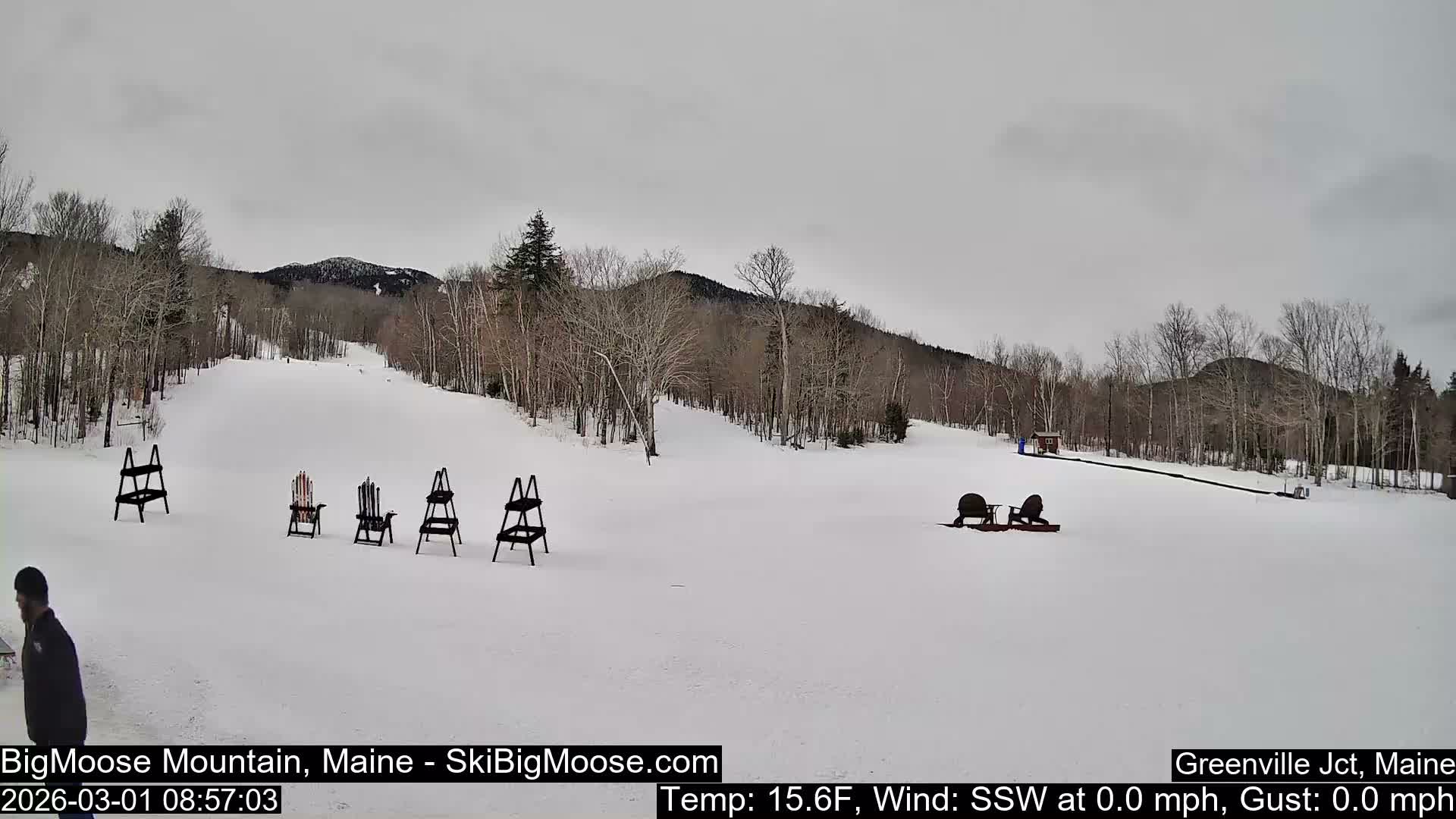 Big Moose Mountain Ski Live Cam - Greenville, Maine, USA