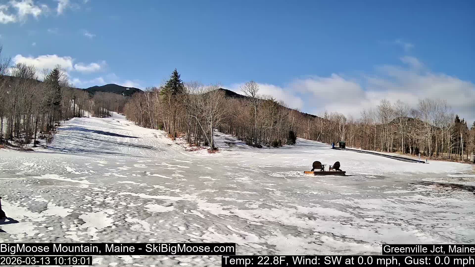 Big Moose Mountain Ski Live Cam - Greenville, Maine, USA