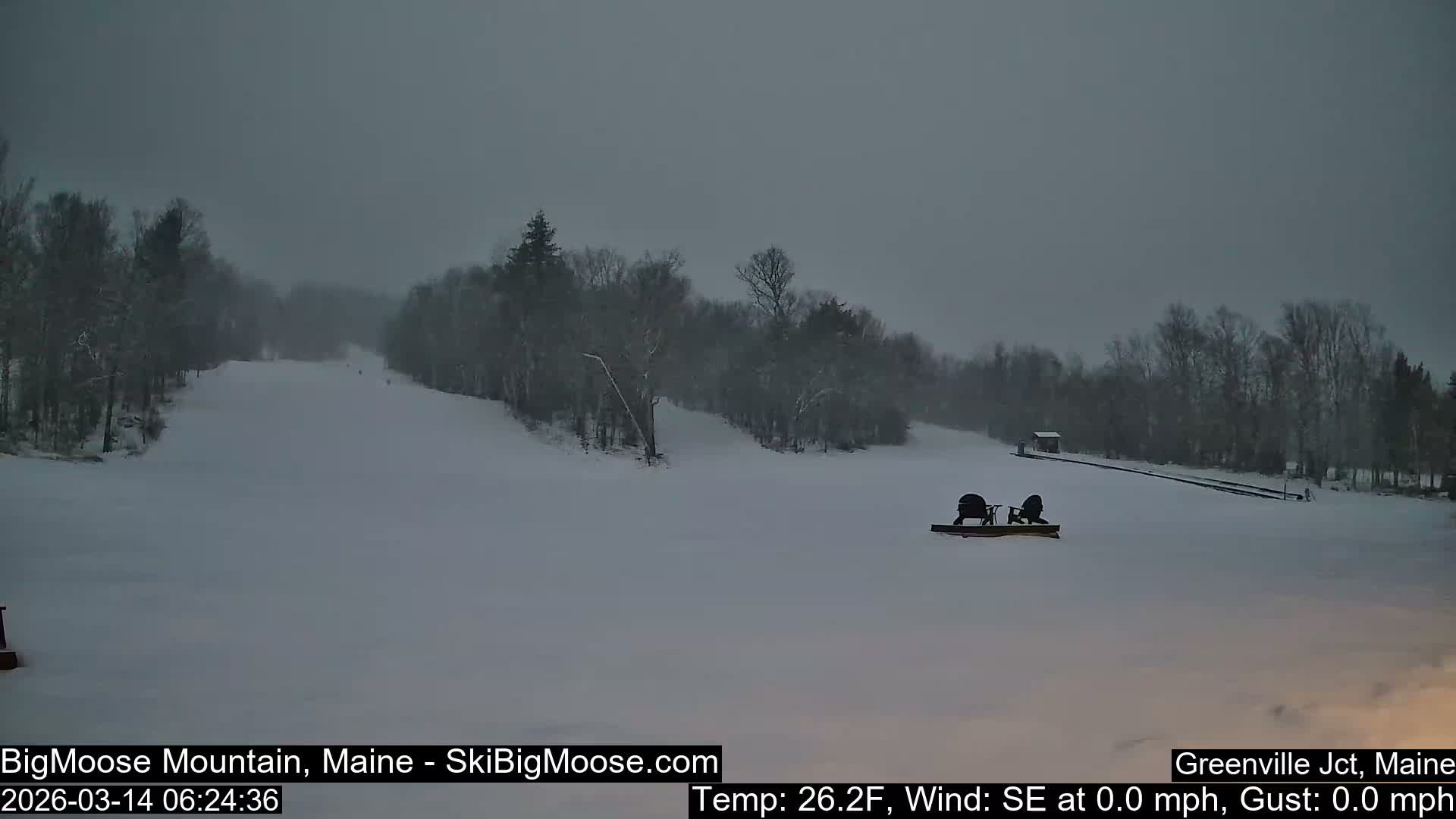 Big Moose Mountain Ski Live Cam - Greenville, Maine, USA