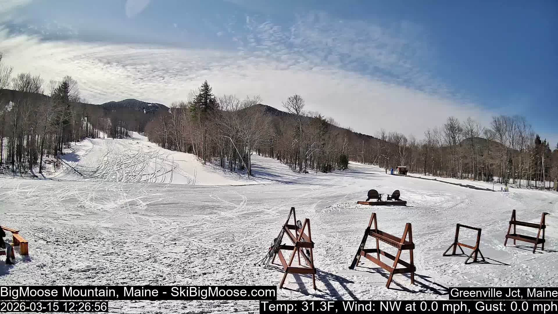 Big Moose Mountain Ski Live Cam - Greenville, Maine, USA