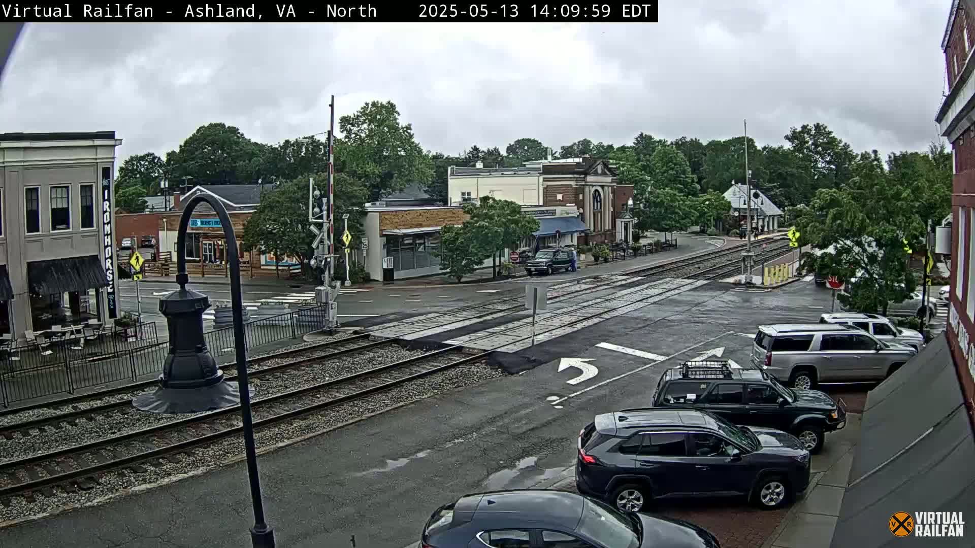Ashland City East View & Railway Road Live Cam -  Ashland, Hanover, Virginia, USA 