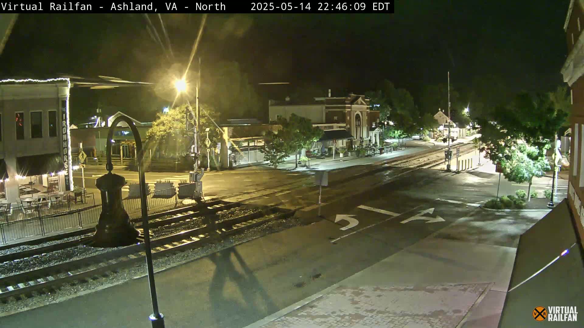 Ashland City East View & Railway Road Live Cam -  Ashland, Hanover, Virginia, USA 