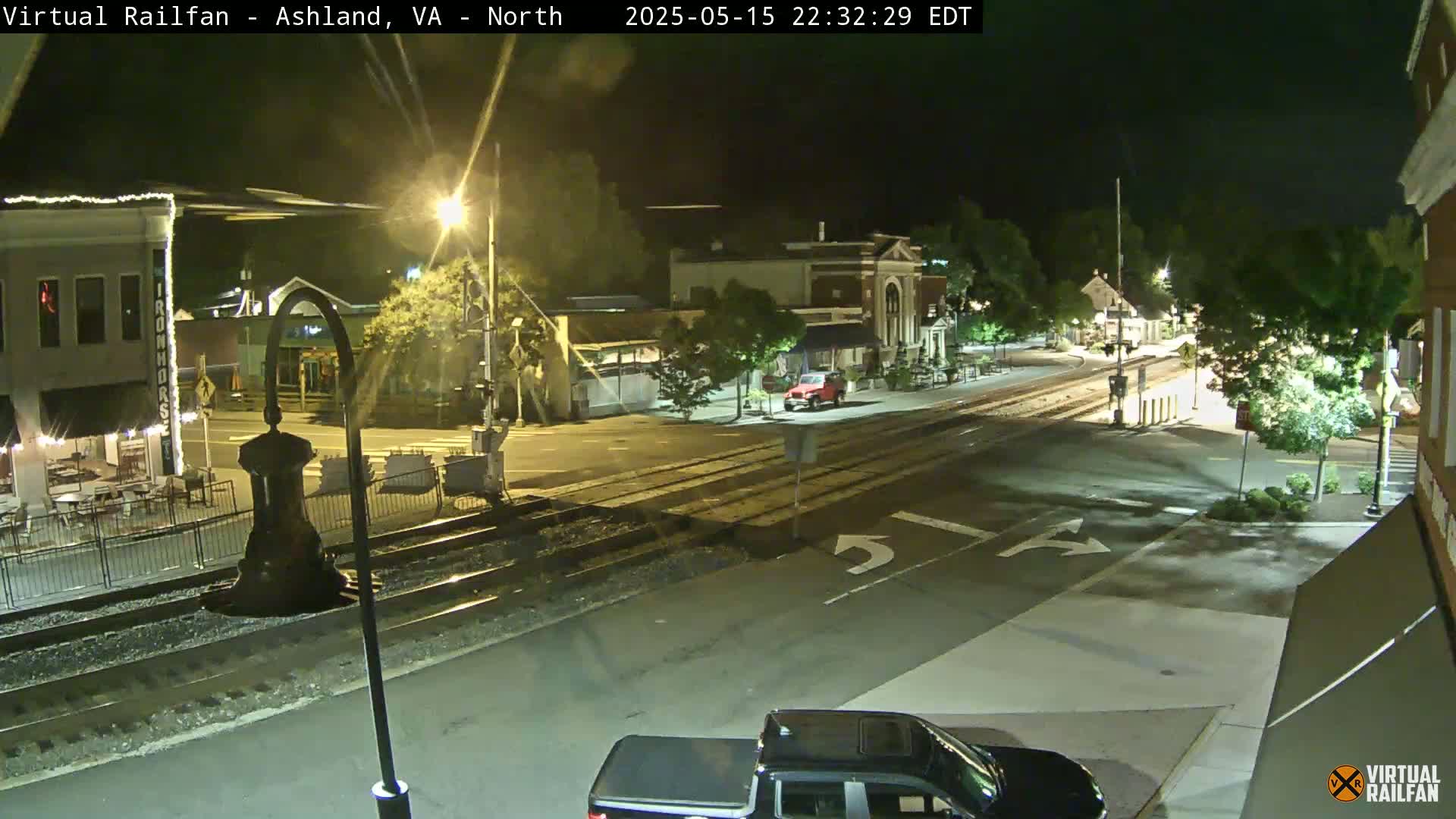 Ashland City East View & Railway Road Live Cam -  Ashland, Hanover, Virginia, USA 