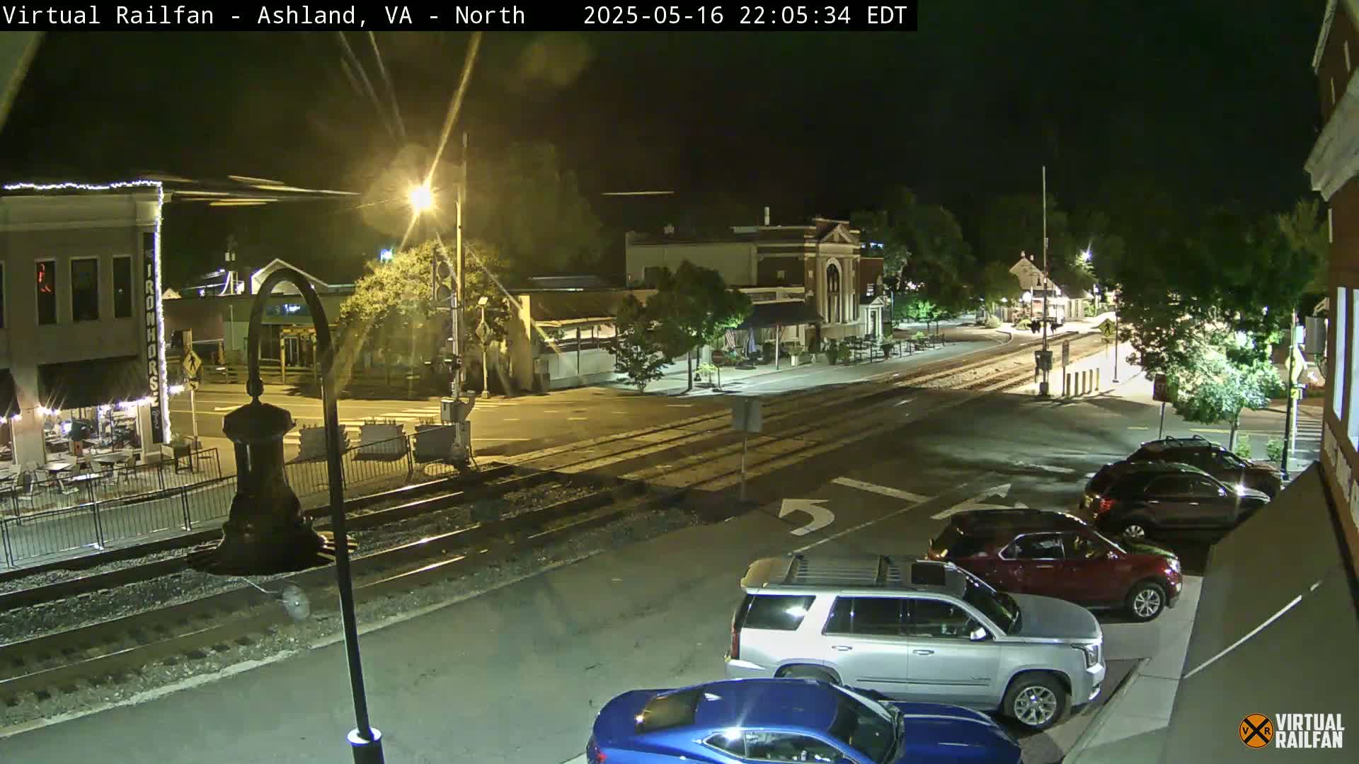 Ashland City East View & Railway Road Live Cam -  Ashland, Hanover, Virginia, USA 