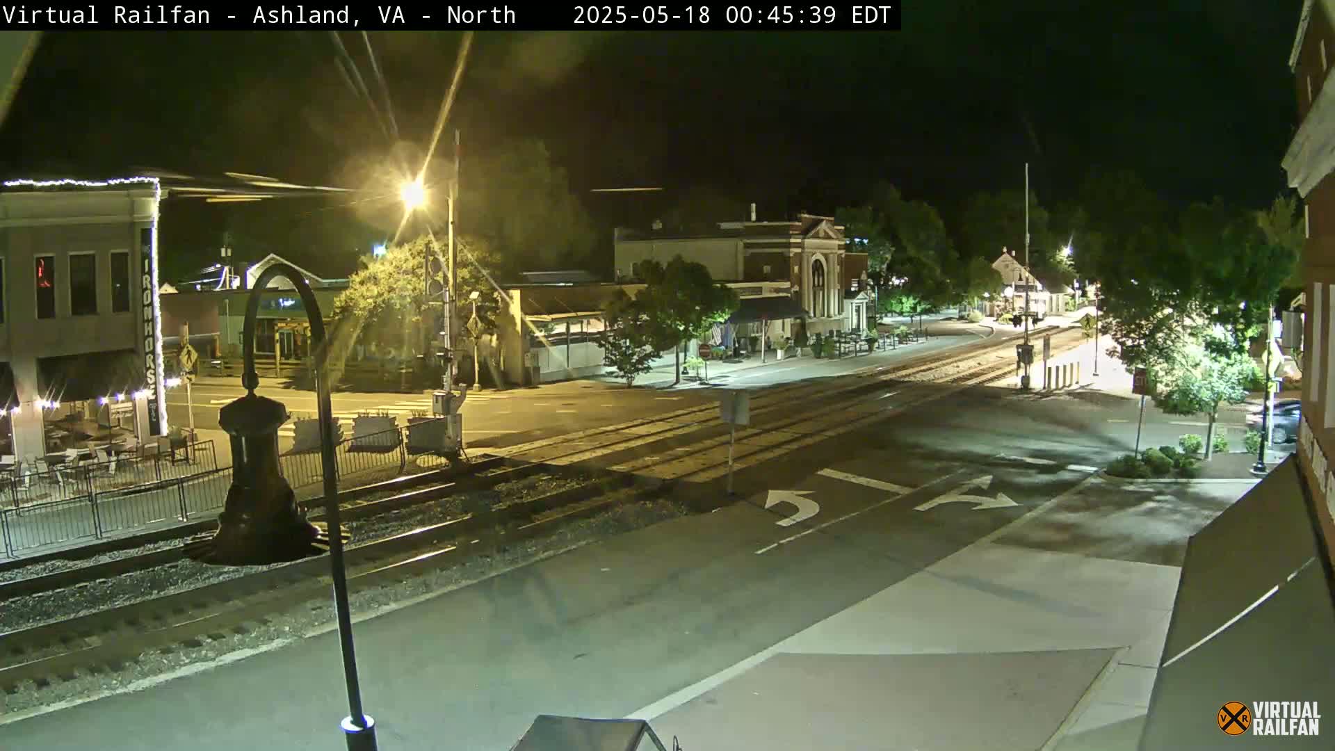 Ashland City East View & Railway Road Live Cam -  Ashland, Hanover, Virginia, USA 