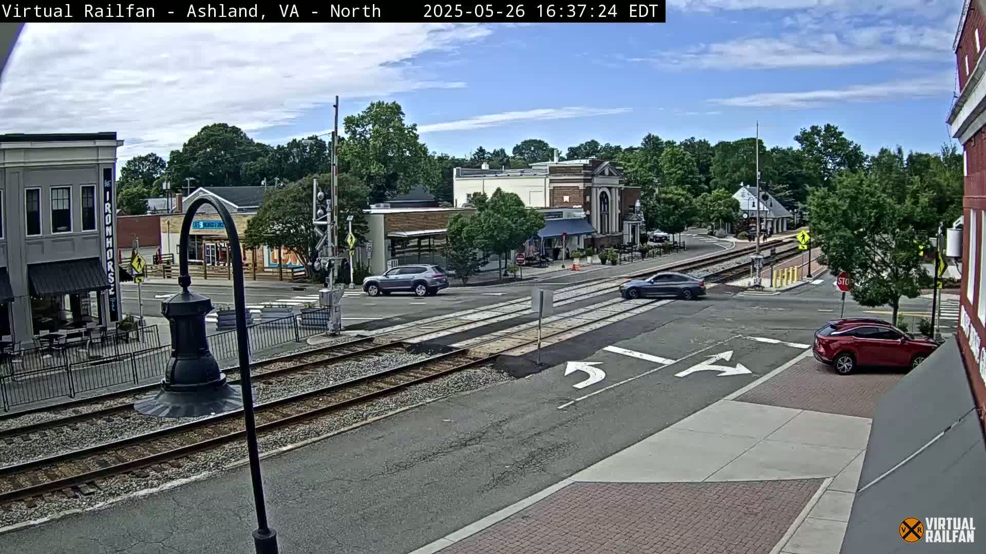 Ashland City East View & Railway Road Live Cam -  Ashland, Hanover, Virginia, USA 