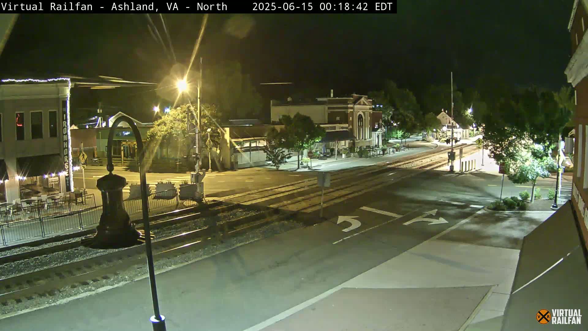 Ashland City East View & Railway Road Live Cam -  Ashland, Hanover, Virginia, USA 
