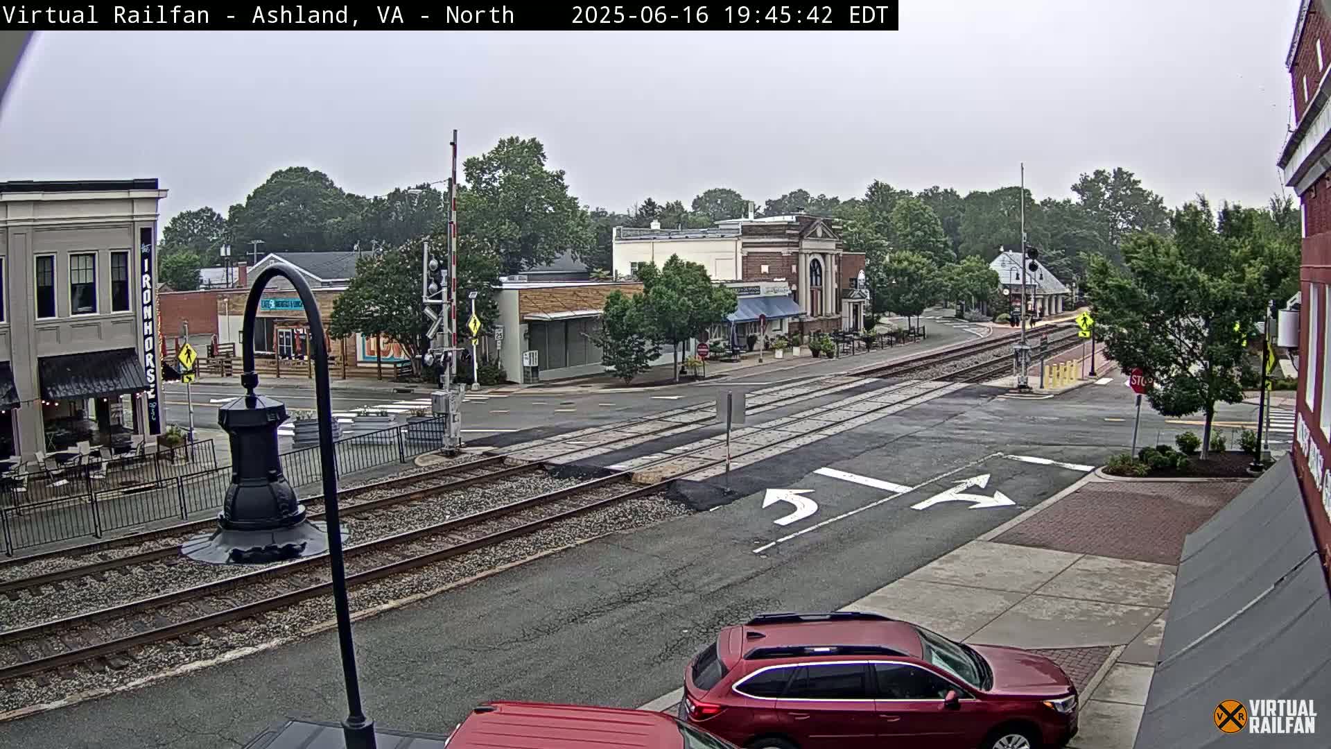 Ashland City East View & Railway Road Live Cam -  Ashland, Hanover, Virginia, USA 