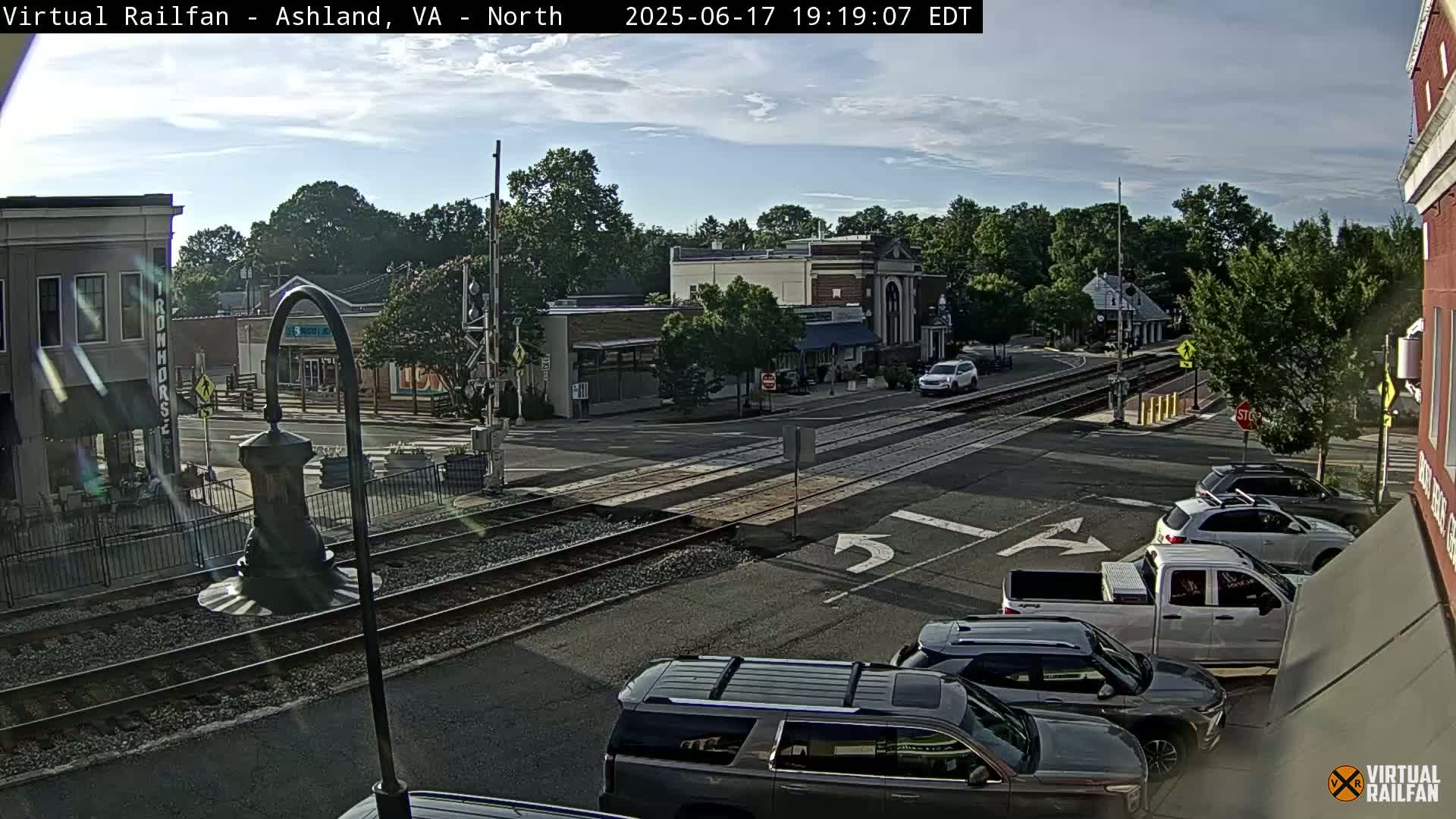 Ashland City East View & Railway Road Live Cam -  Ashland, Hanover, Virginia, USA 