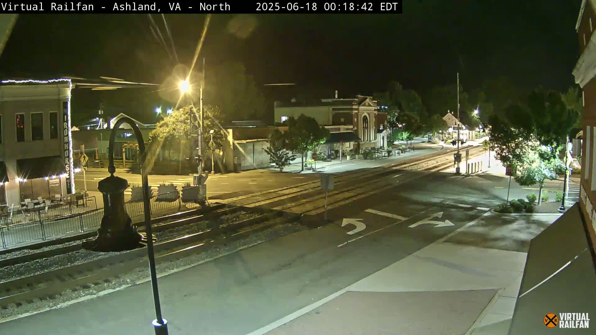 Ashland City East View & Railway Road Live Cam -  Ashland, Hanover, Virginia, USA 