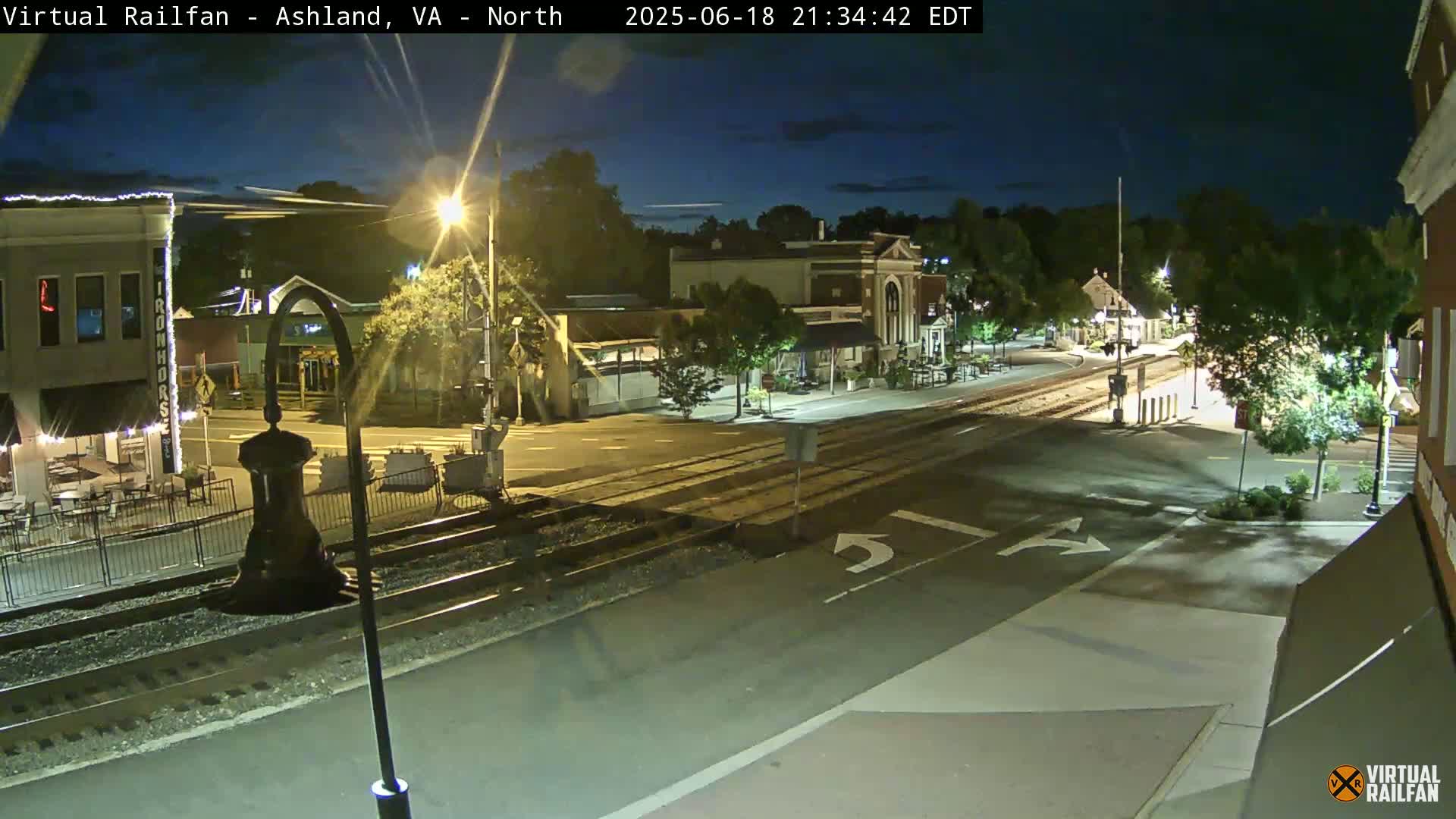 Ashland City East View & Railway Road Live Cam -  Ashland, Hanover, Virginia, USA 