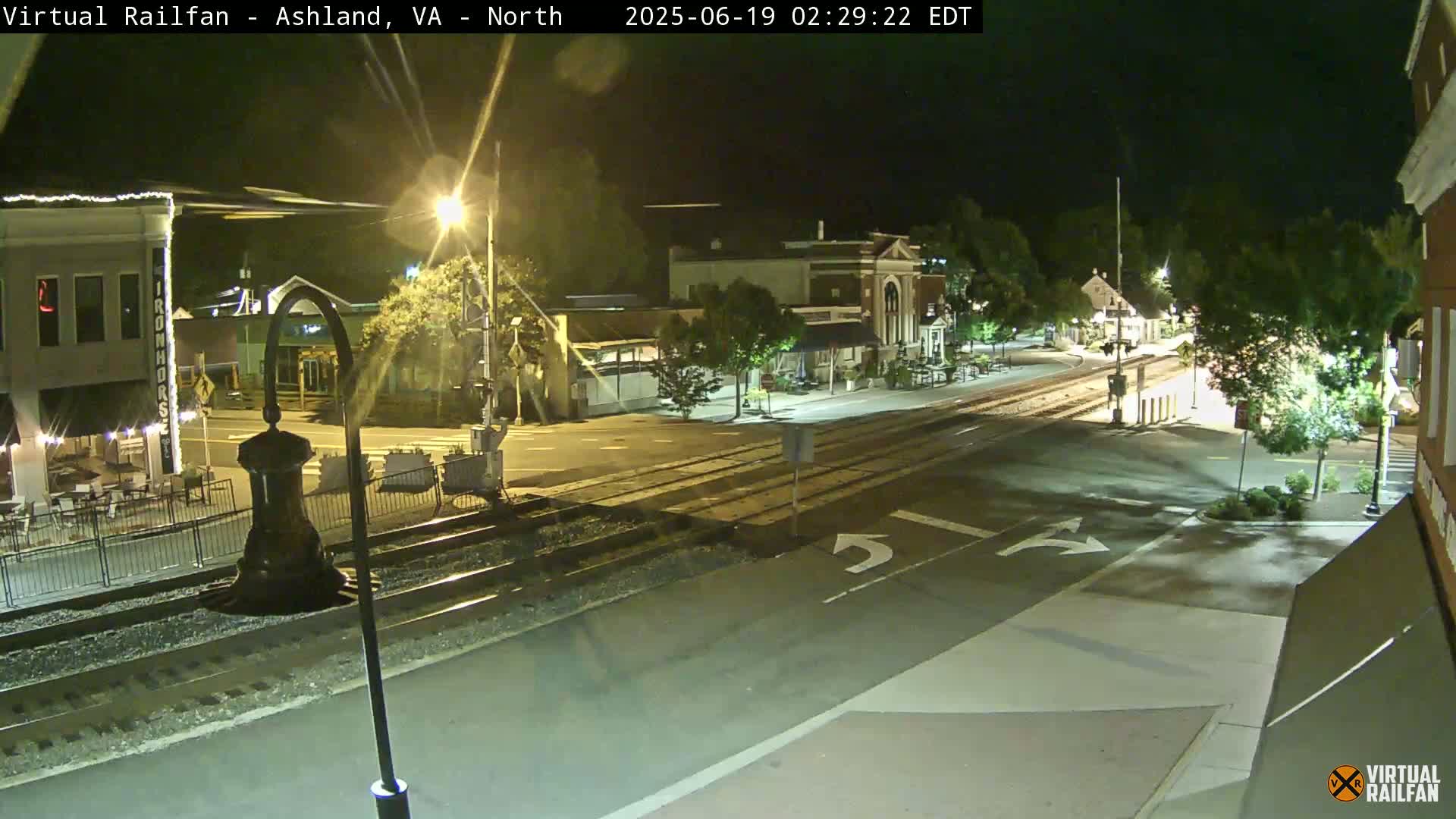 Ashland City East View & Railway Road Live Cam -  Ashland, Hanover, Virginia, USA 