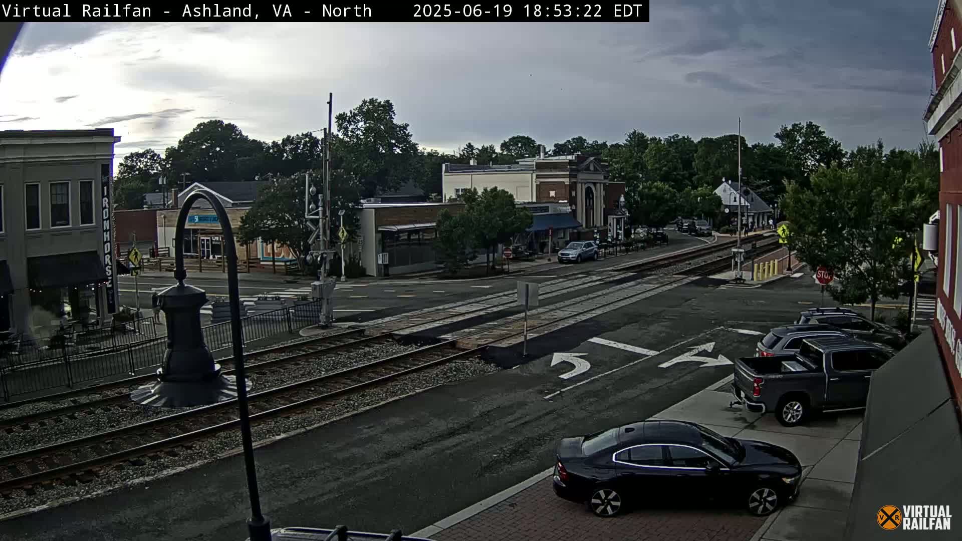 Ashland City East View & Railway Road Live Cam -  Ashland, Hanover, Virginia, USA 