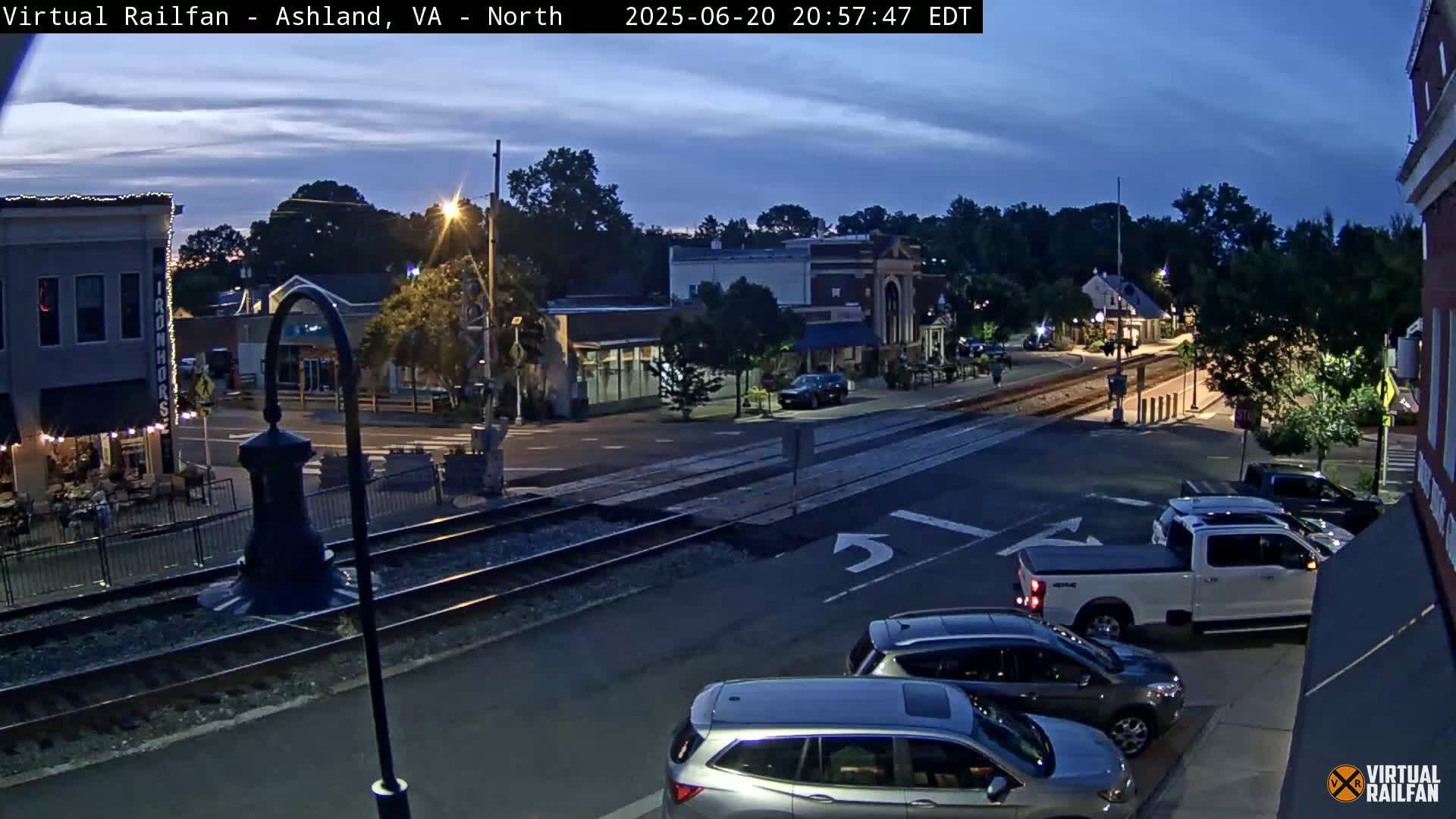 Ashland City East View & Railway Road Live Cam -  Ashland, Hanover, Virginia, USA 