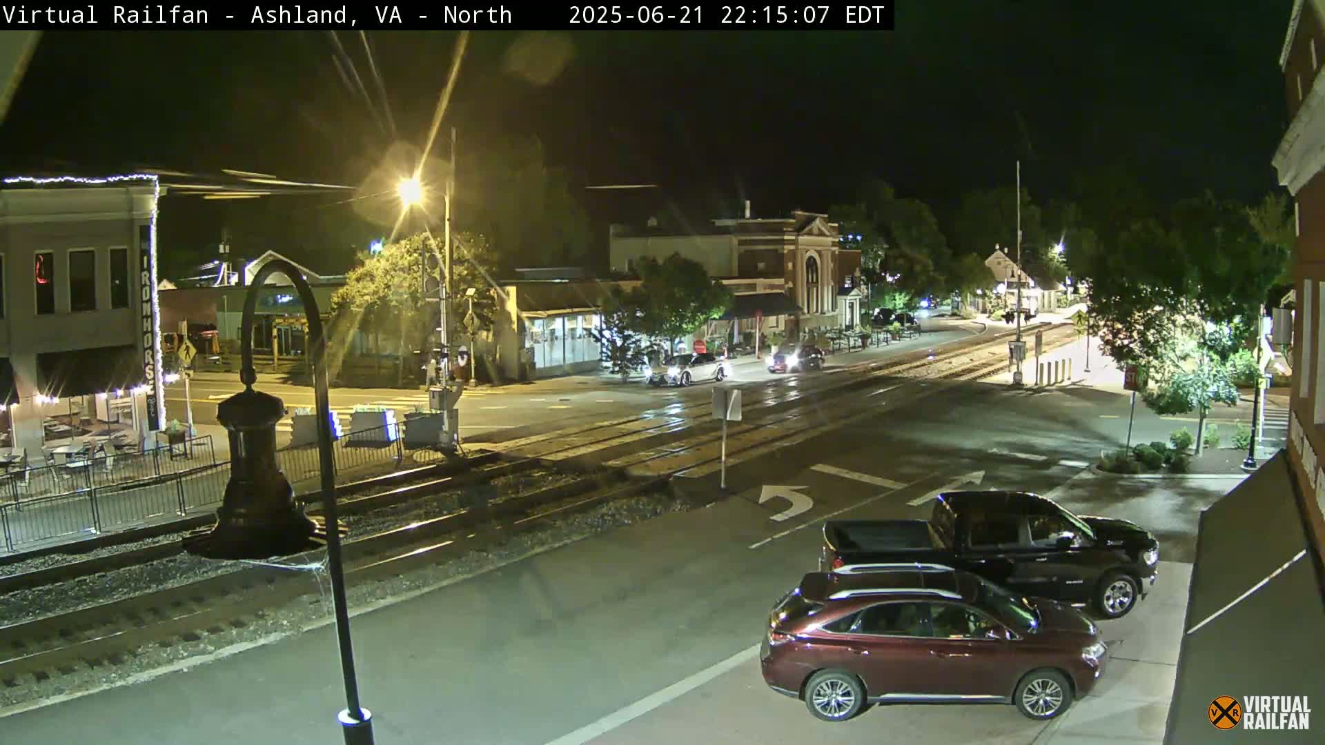 Ashland City East View & Railway Road Live Cam -  Ashland, Hanover, Virginia, USA 