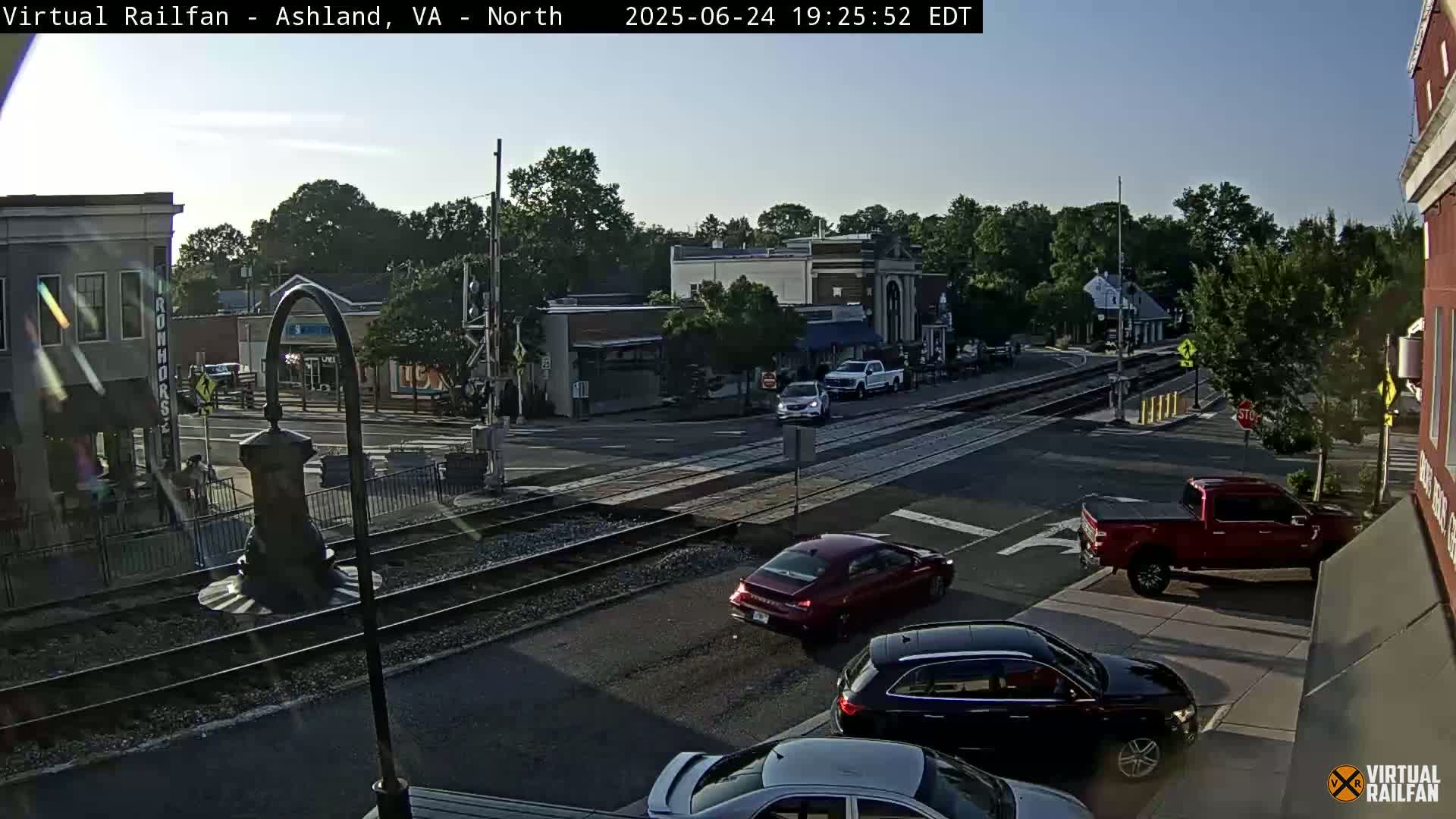 Ashland City East View & Railway Road Live Cam -  Ashland, Hanover, Virginia, USA 