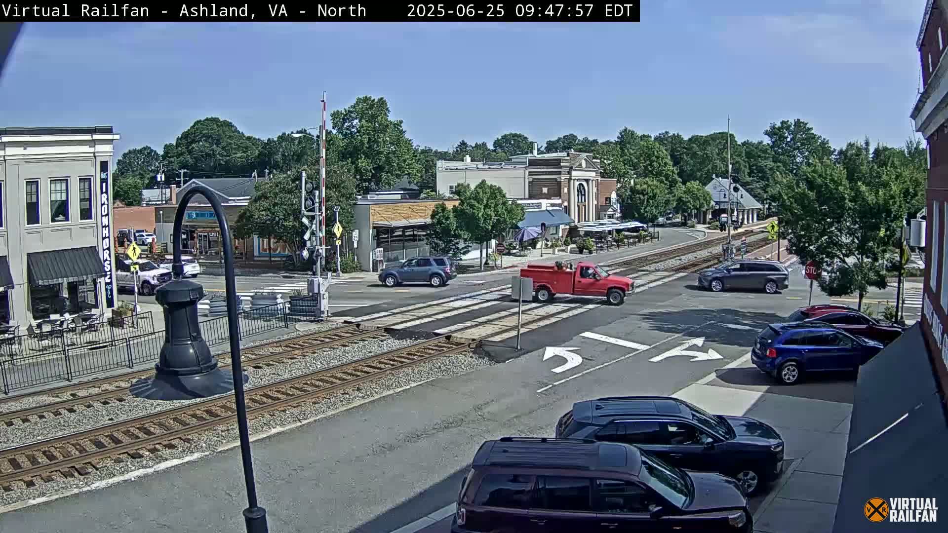 Ashland City East View & Railway Road Live Cam -  Ashland, Hanover, Virginia, USA 