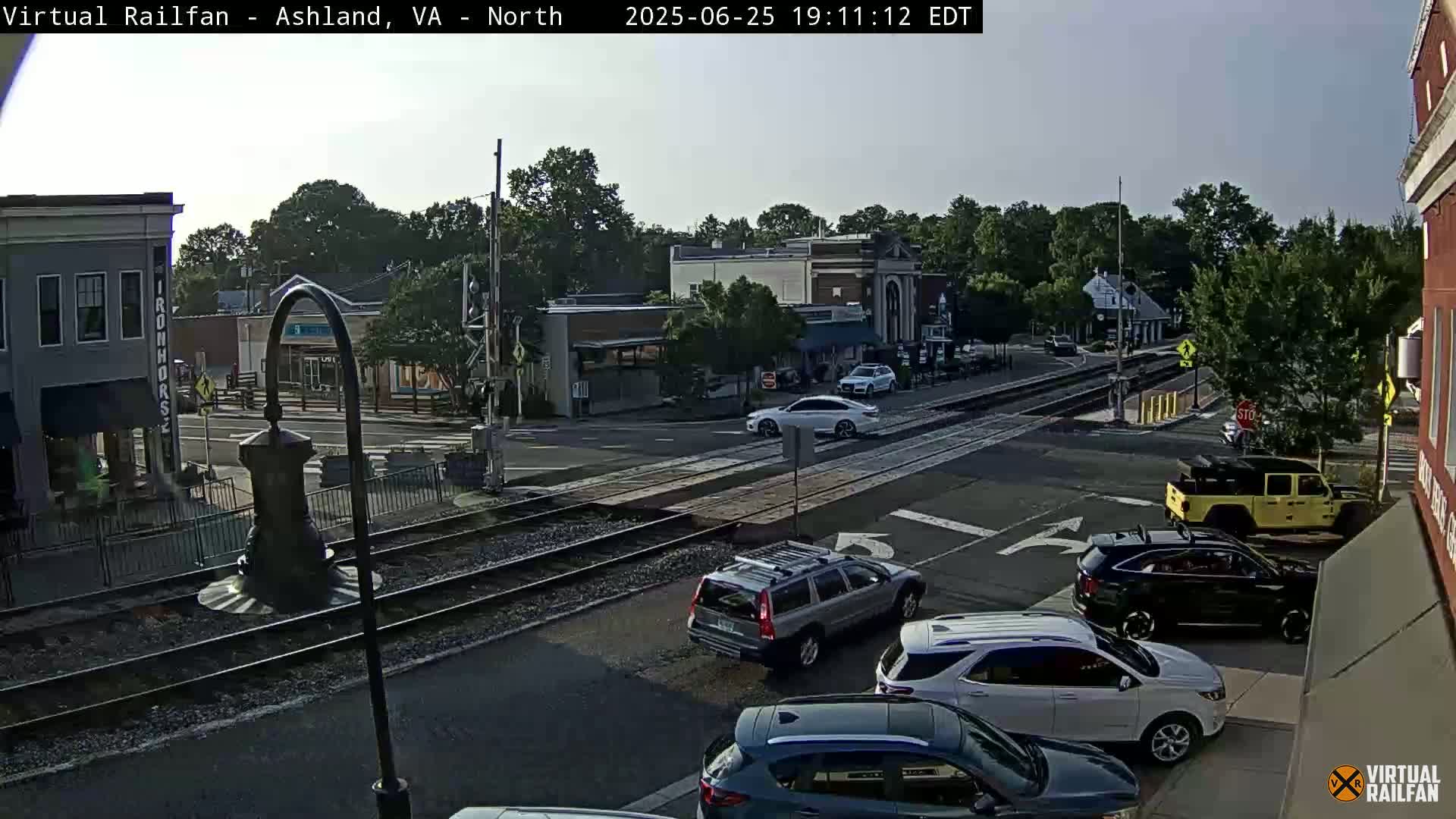 Ashland City East View & Railway Road Live Cam -  Ashland, Hanover, Virginia, USA 