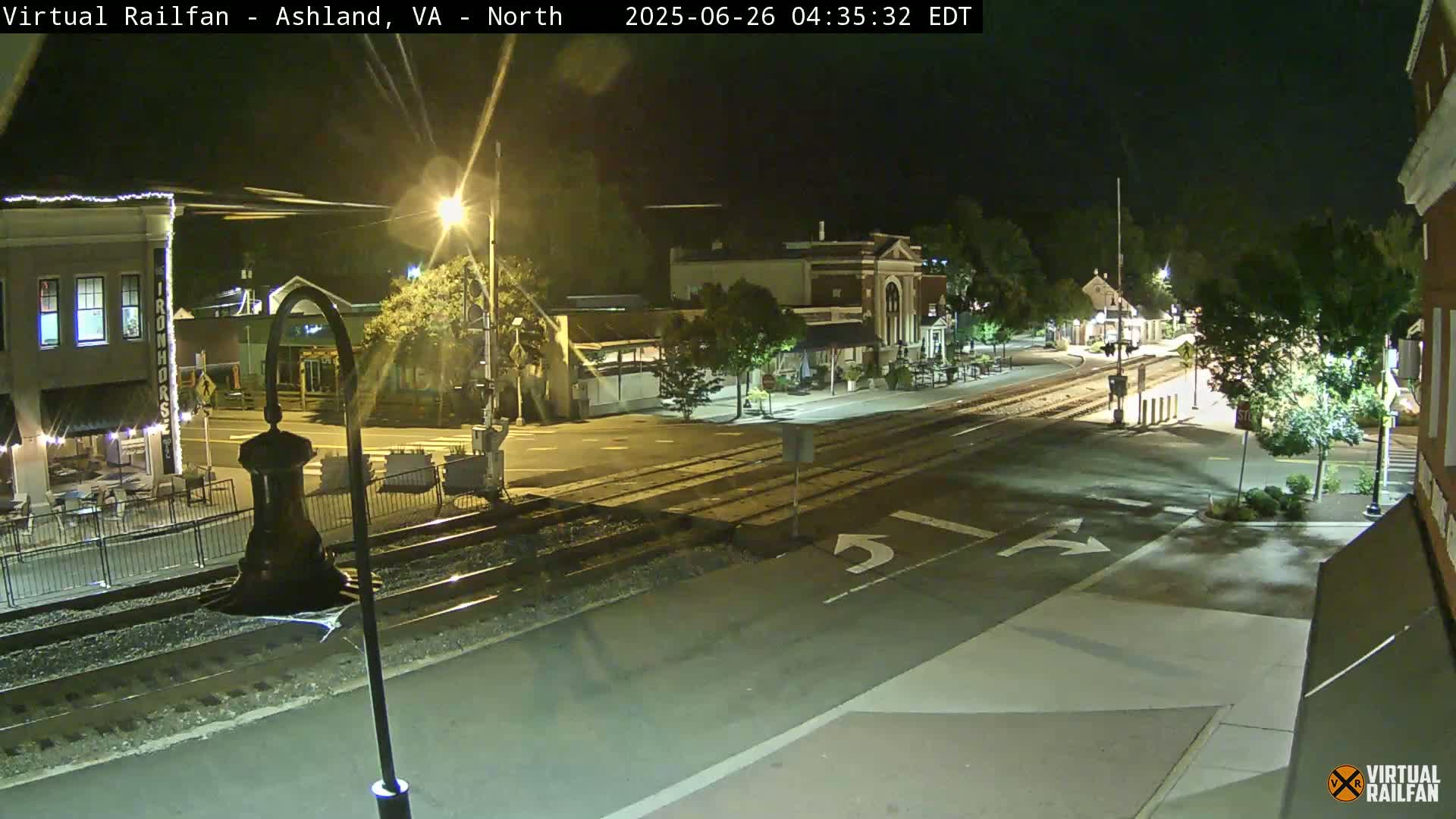 Ashland City East View & Railway Road Live Cam -  Ashland, Hanover, Virginia, USA 