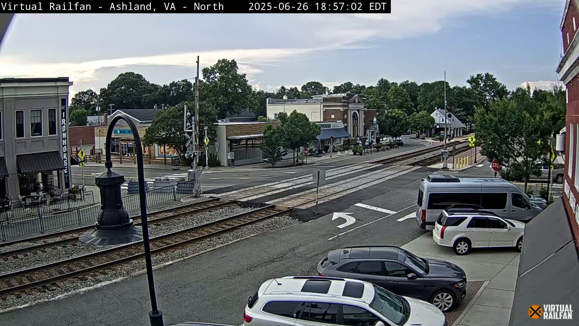 Ashland City East View & Railway Road Live Cam -  Ashland, Hanover, Virginia, USA 