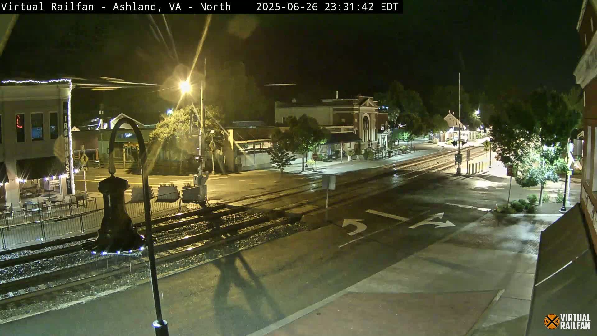 Ashland City East View & Railway Road Live Cam -  Ashland, Hanover, Virginia, USA 