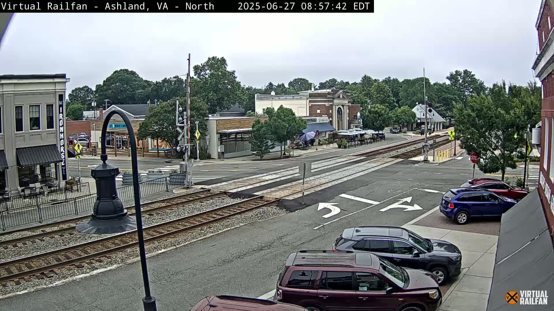 Ashland City East View & Railway Road Live Cam -  Ashland, Hanover, Virginia, USA 