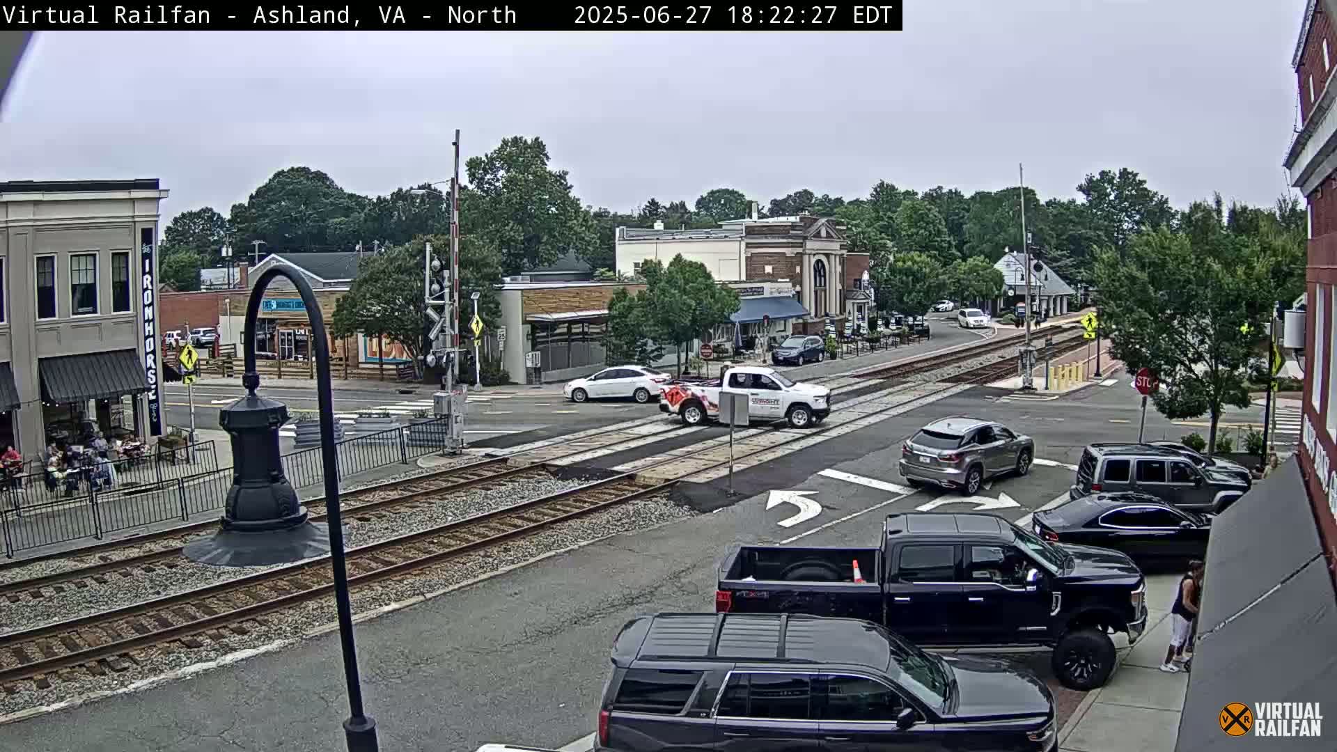 Ashland City East View & Railway Road Live Cam -  Ashland, Hanover, Virginia, USA 