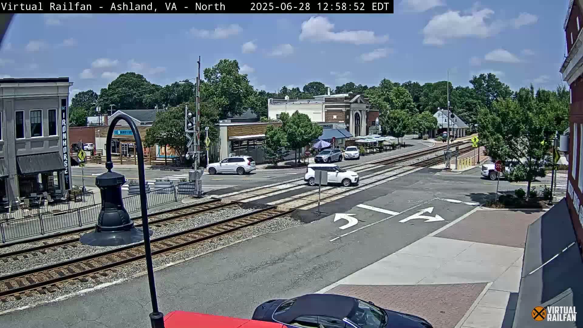 Ashland City East View & Railway Road Live Cam -  Ashland, Hanover, Virginia, USA 