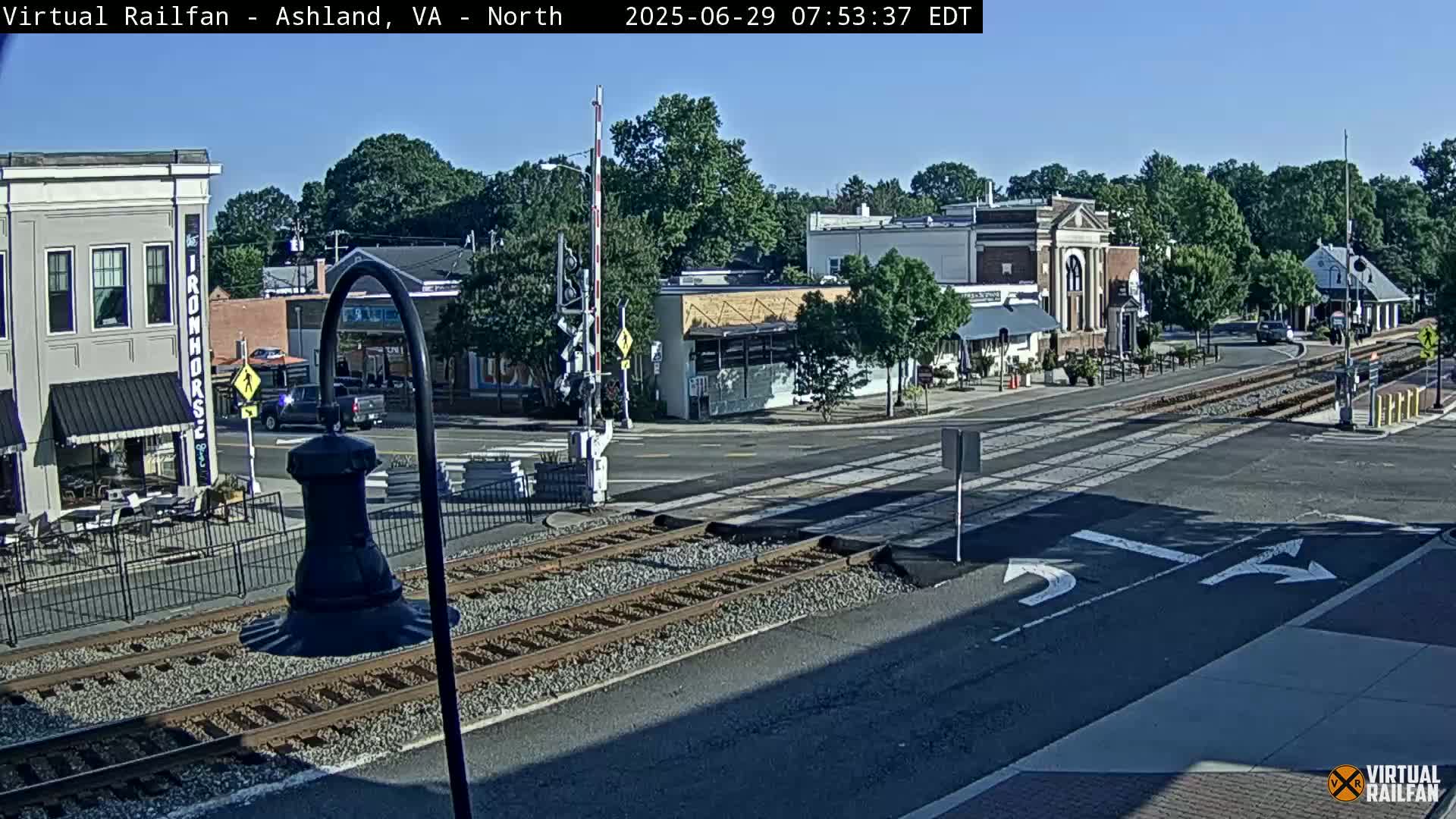 Ashland City East View & Railway Road Live Cam -  Ashland, Hanover, Virginia, USA 