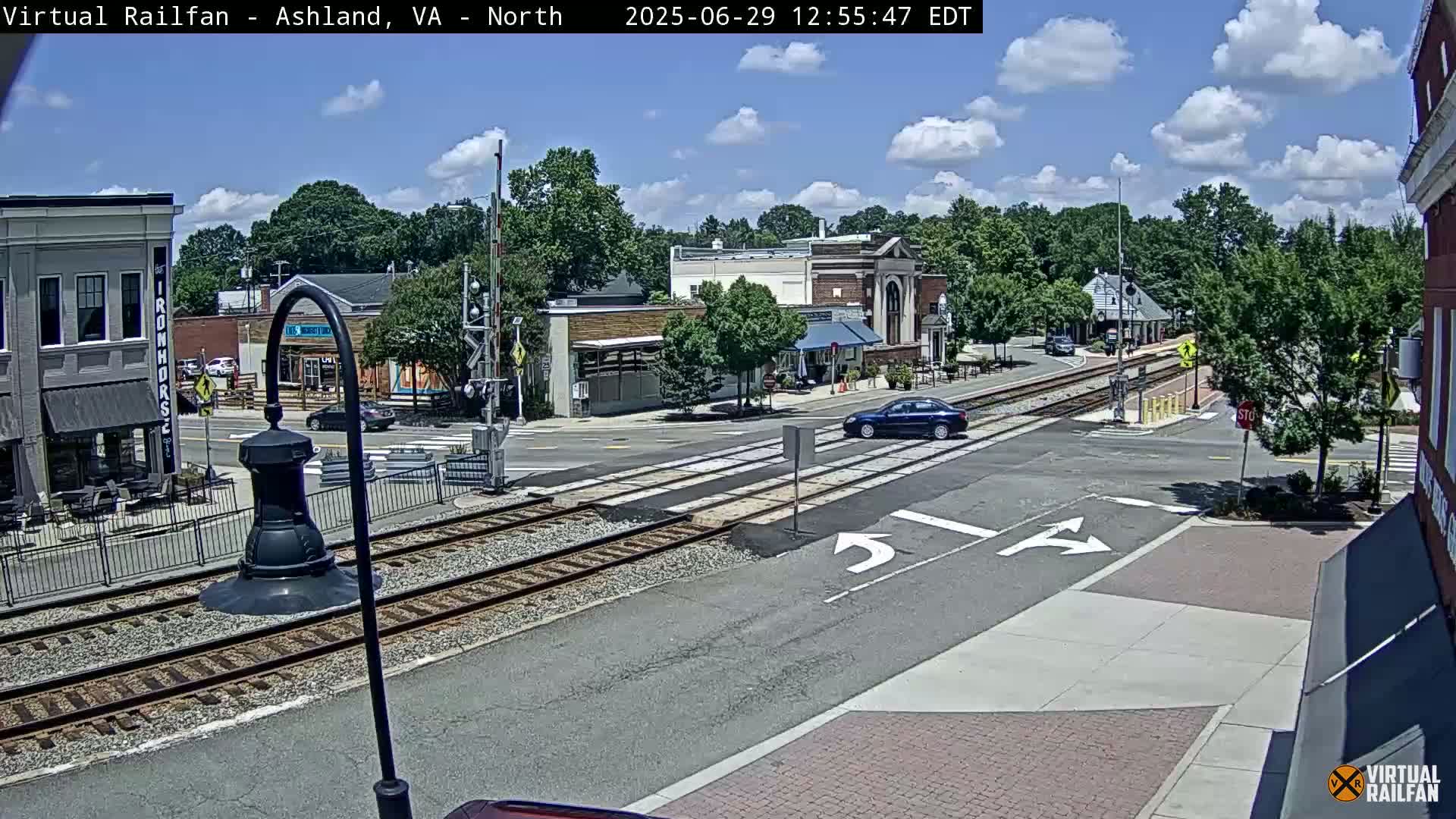 Ashland City East View & Railway Road Live Cam -  Ashland, Hanover, Virginia, USA 