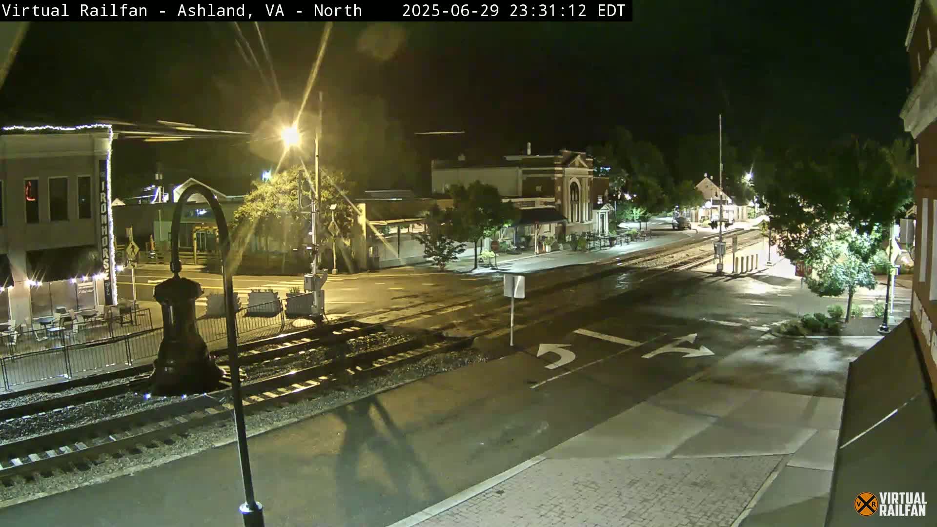 Ashland City East View & Railway Road Live Cam -  Ashland, Hanover, Virginia, USA 