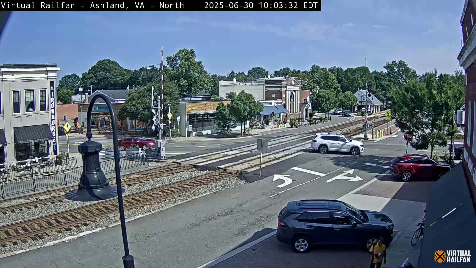 Ashland City East View & Railway Road Live Cam -  Ashland, Hanover, Virginia, USA 