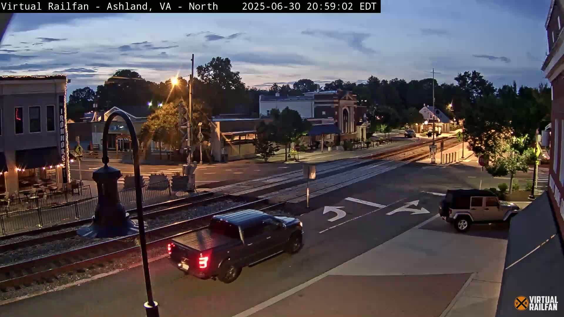 Ashland City East View & Railway Road Live Cam -  Ashland, Hanover, Virginia, USA 