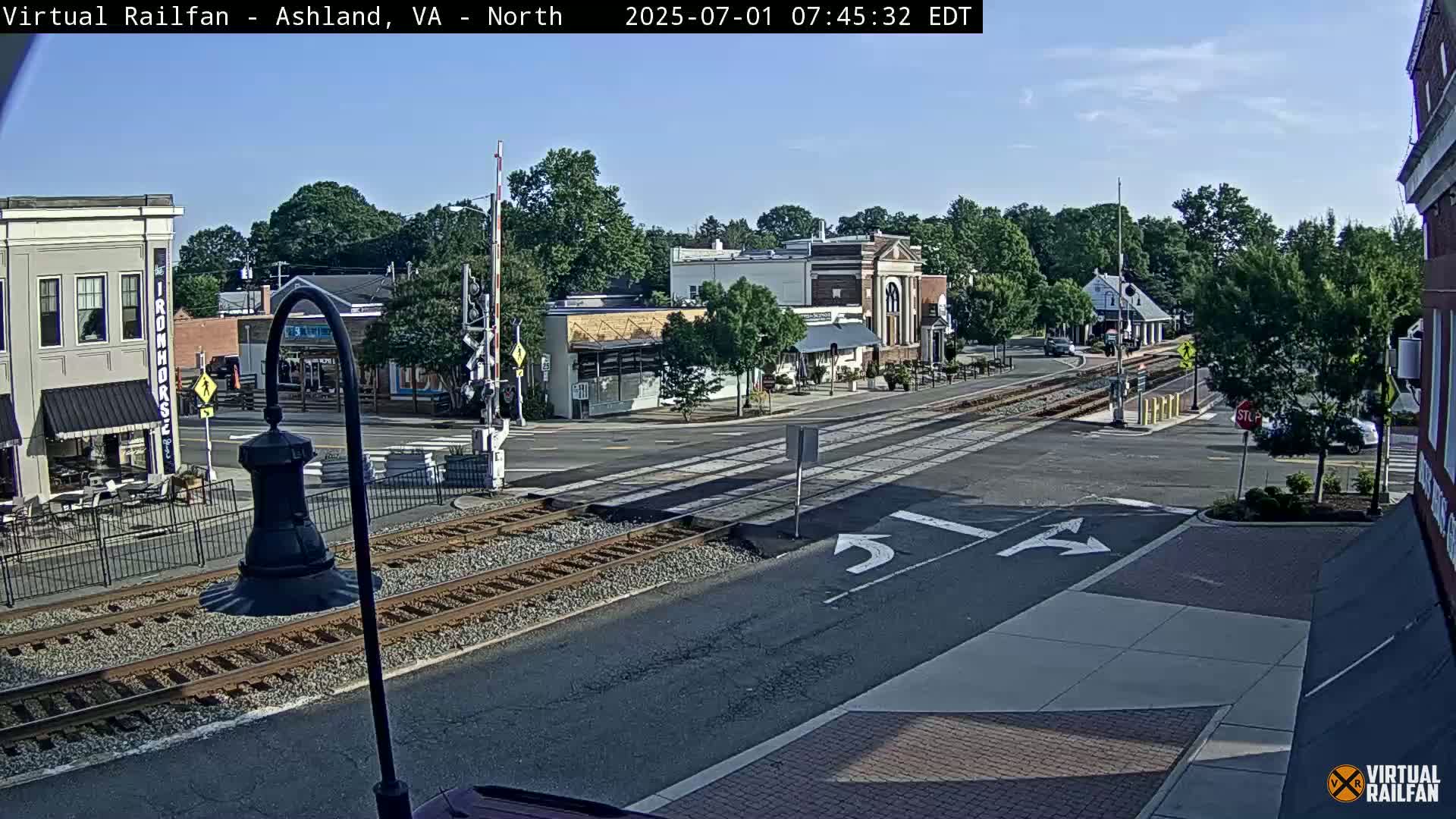 Ashland City East View & Railway Road Live Cam -  Ashland, Hanover, Virginia, USA 